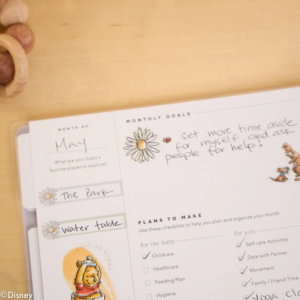 Undated Disney Winnie the Pooh Customizable Baby Planner - Classic Baby's First Year Layout - 12 Months 28 Undated Disney Winnie the Pooh Customizable Baby Planner - Classic Baby's First Year Layout - 12 Months