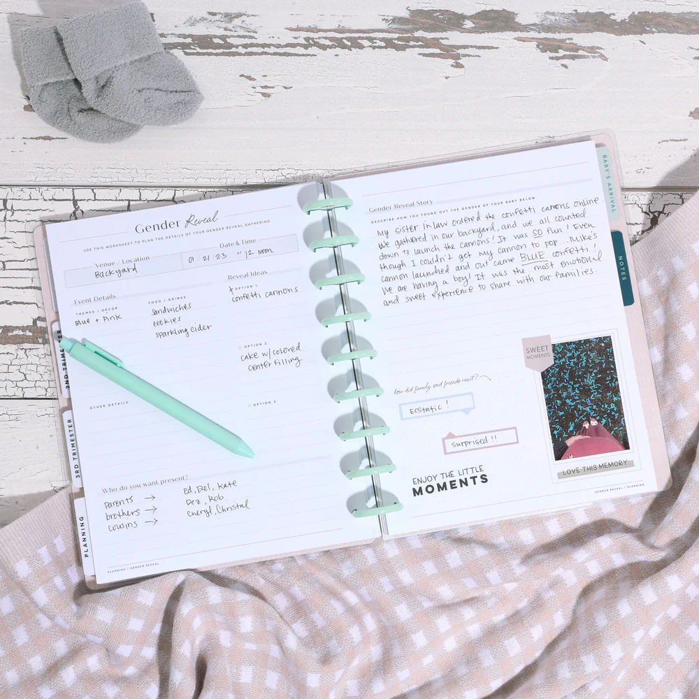 Undated Butterflies and Blooms Pregnancy Happy Planner - Classic Pregnancy Layout - 9 Months 6 Undated Butterflies and Blooms Pregnancy Happy Planner - Classic Pregnancy Layout - 9 Months
