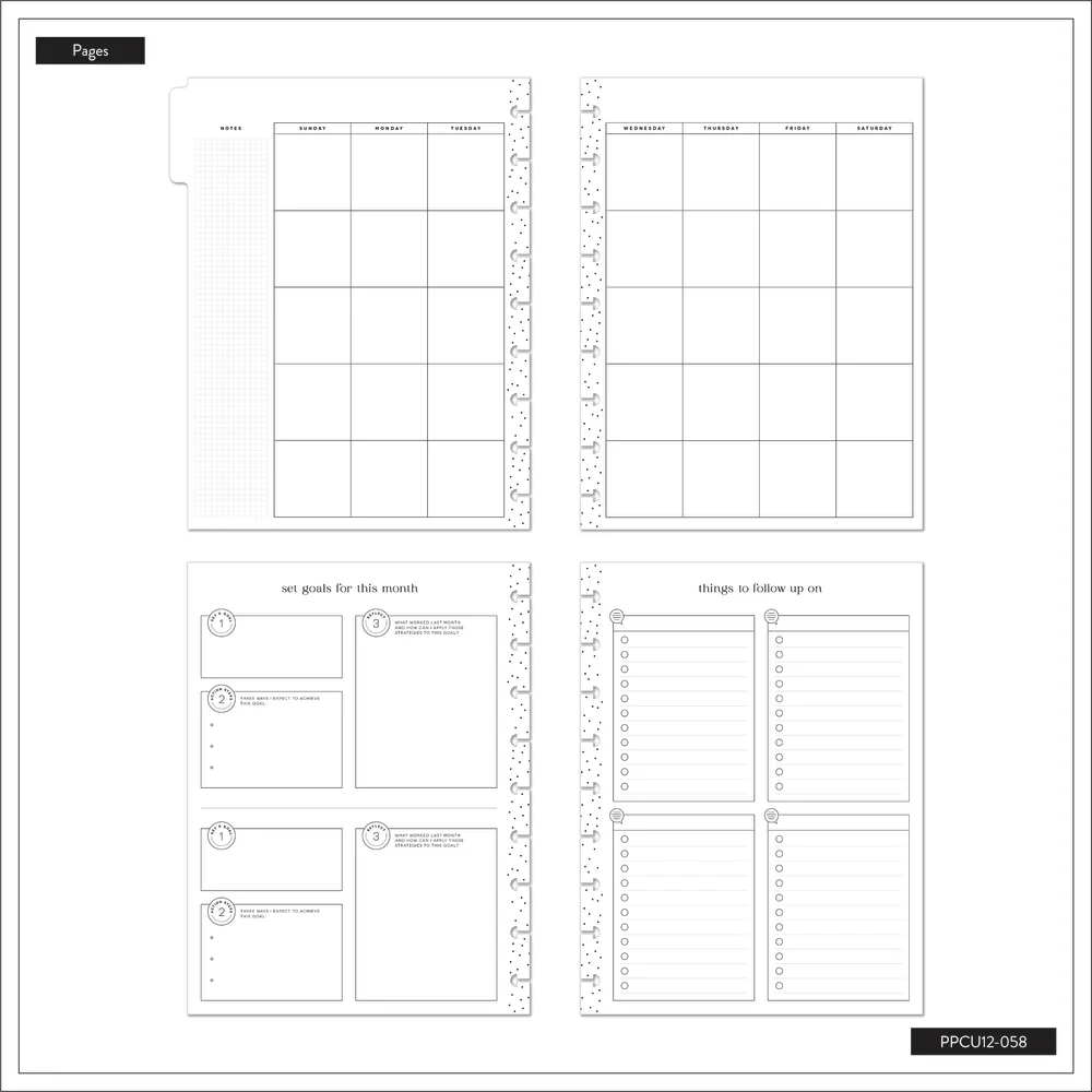 Undated Everybody's Business Happy Planner - Classic Productivity Layout - 12 Months 10 Undated Everybody's Business Happy Planner - Classic Productivity Layout - 12 Months