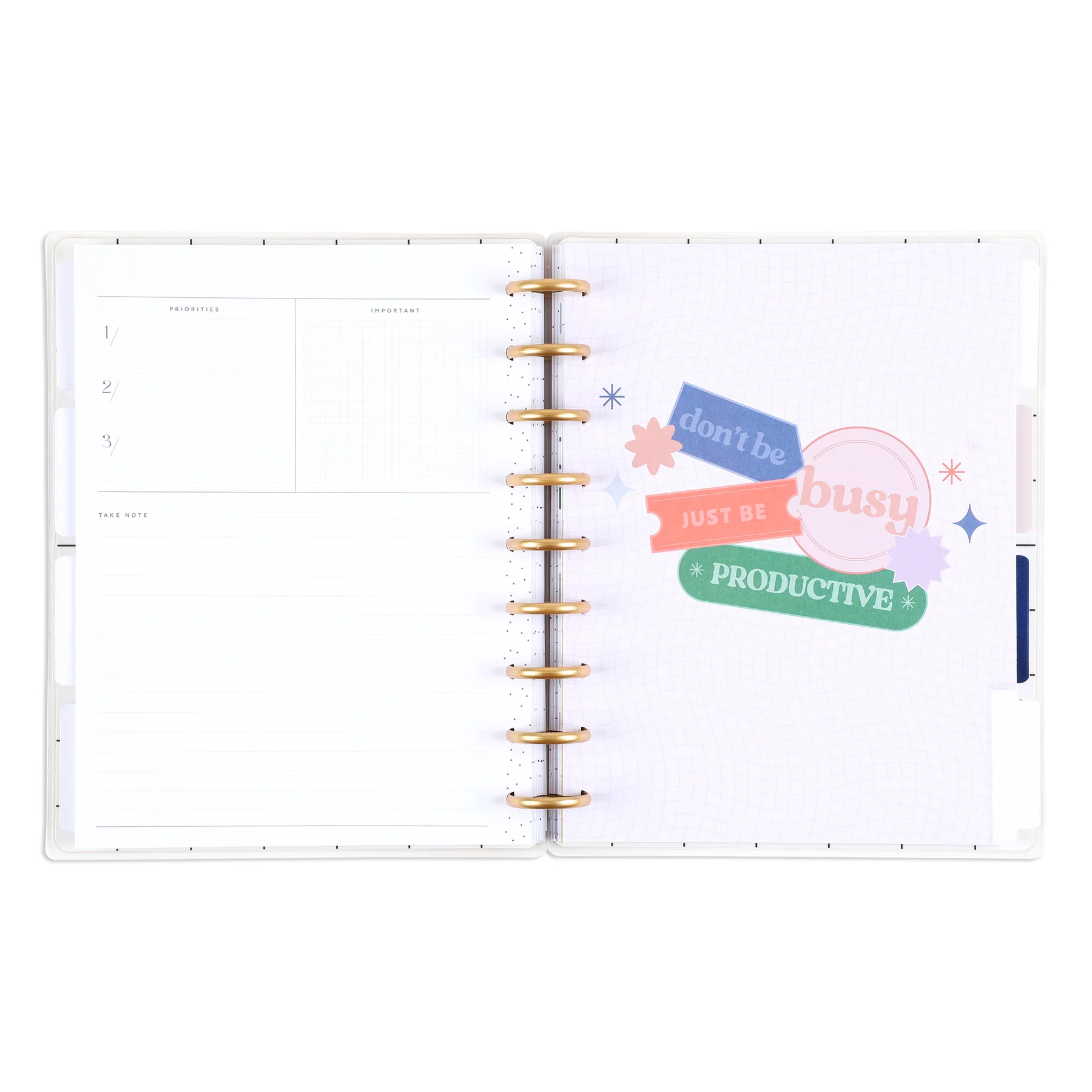 Undated Everybody's Business Happy Planner - Classic Productivity Layout - 12 Months