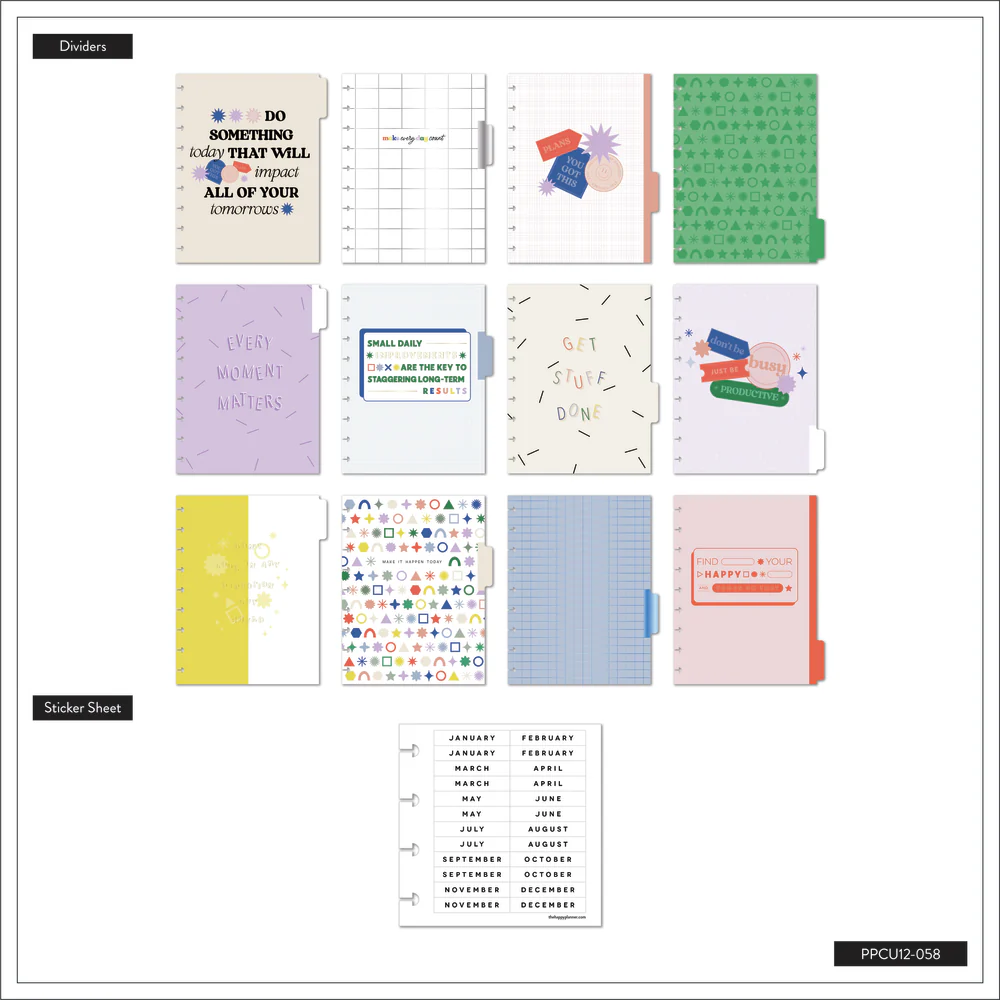 Undated Everybody's Business Happy Planner - Classic Productivity Layout - 12 Months 9 Undated Everybody's Business Happy Planner - Classic Productivity Layout - 12 Months
