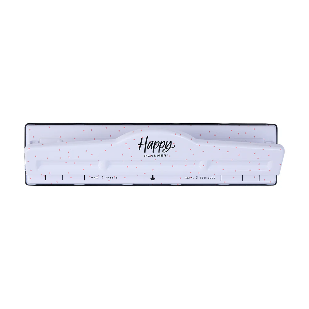 Pink Polka Dots - Big Happy Planner Punch