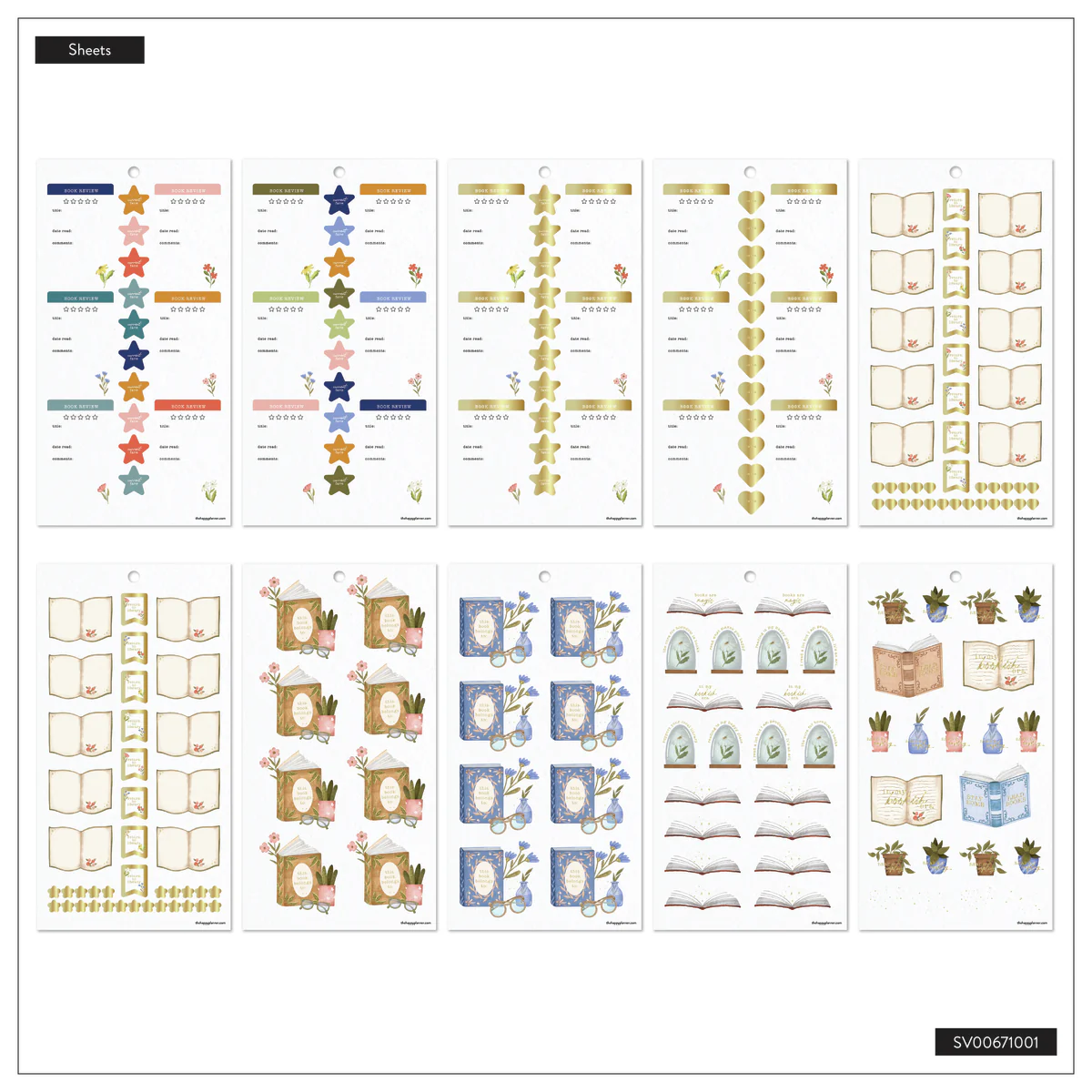 Cozy Reading - Value Pack Stickers 10 Cozy Reading - Value Pack Stickers