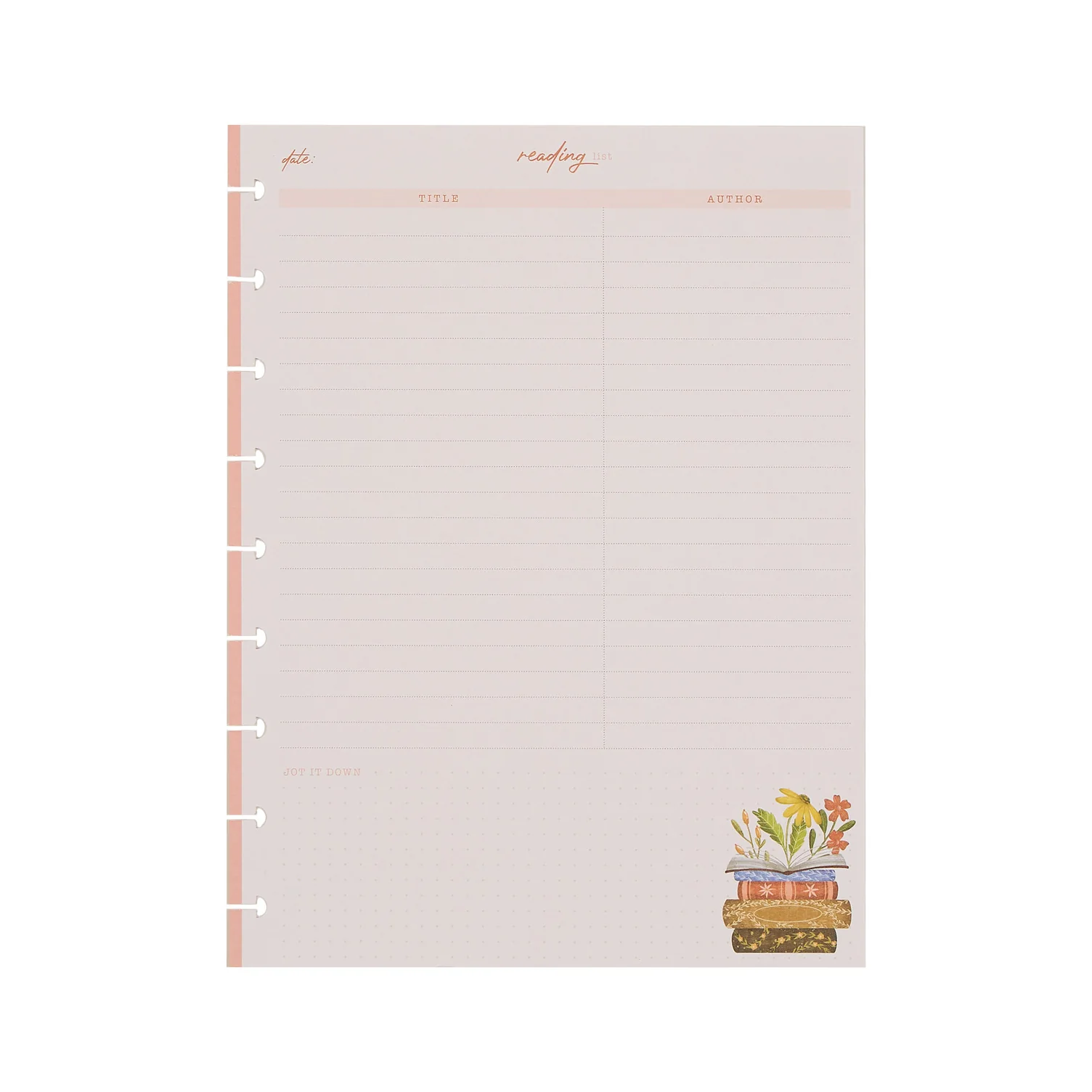 Cozy Reading - Reading List Classic Filler Paper - 40 Sheets 12 Cozy Reading - Reading List Classic Filler Paper - 40 Sheets