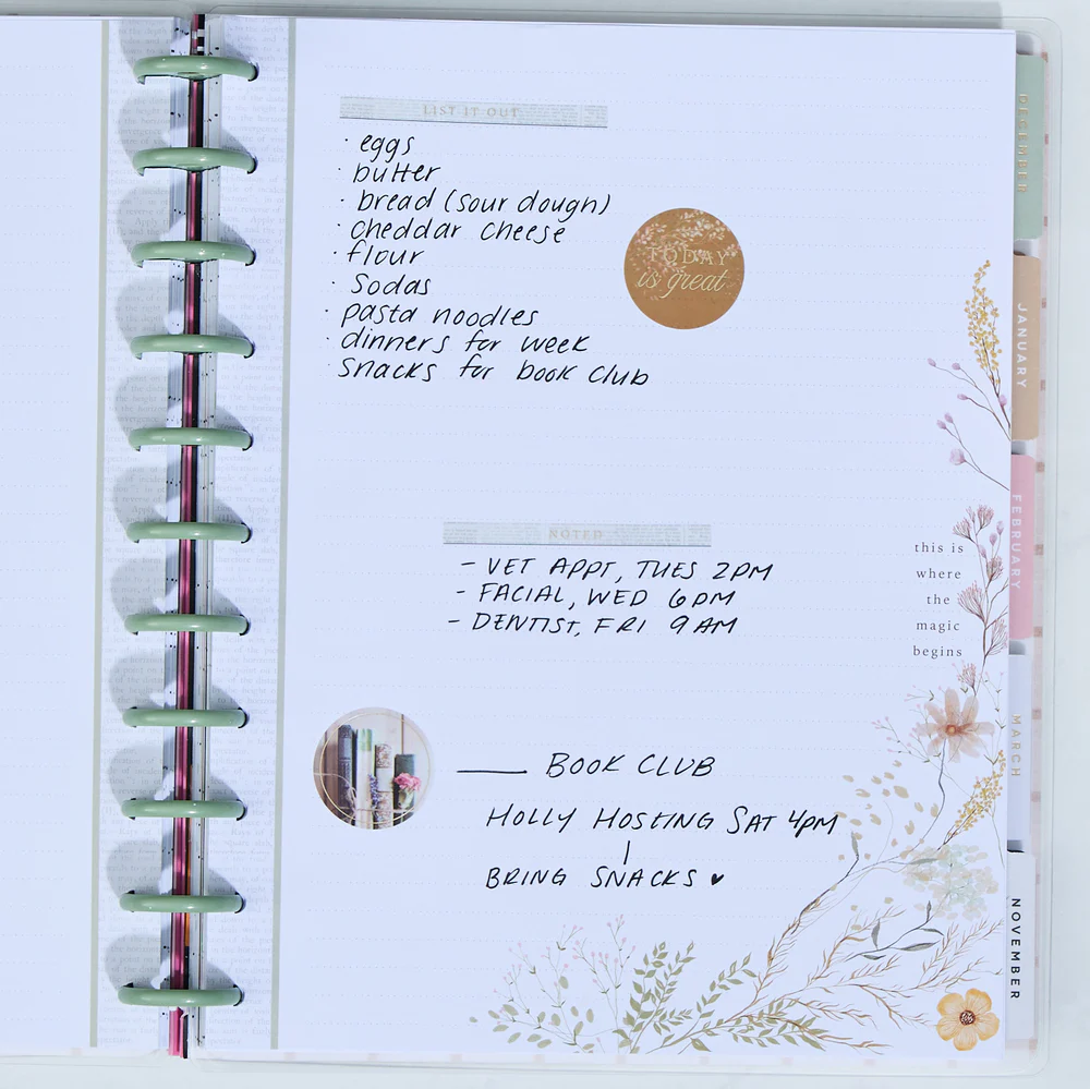 Reading in the Garden Teacher - Dotted Lined Big Filler Paper - 40 Sheets