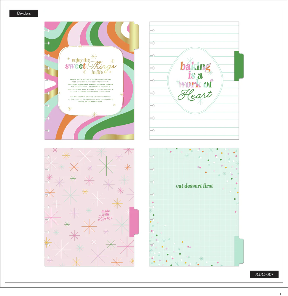 Sweets + Baking - Classic Recipe Journal - 80 Sheets 8 Sweets + Baking - Classic Recipe Journal - 80 Sheets
