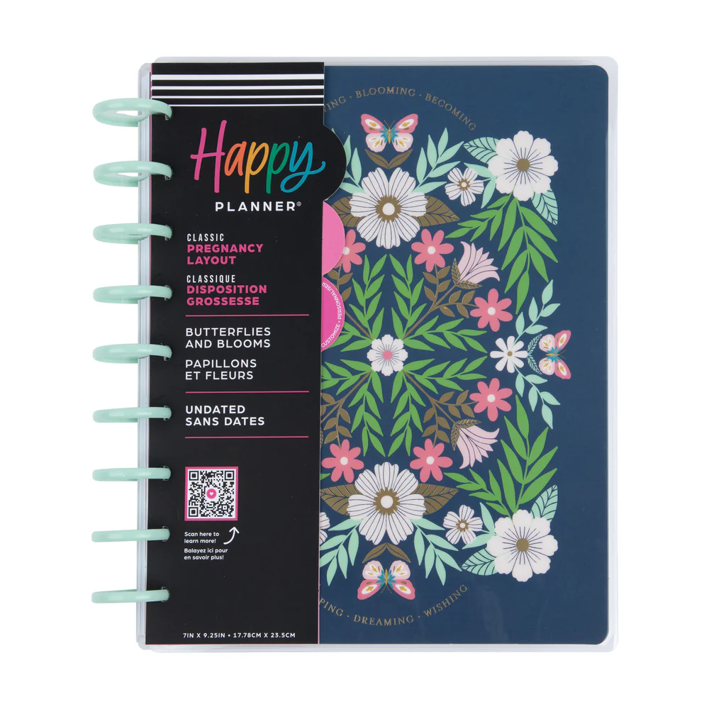 Undated Butterflies and Blooms Pregnancy Happy Planner - Classic Pregnancy Layout - 9 Months 11 Undated Butterflies and Blooms Pregnancy Happy Planner - Classic Pregnancy Layout - 9 Months