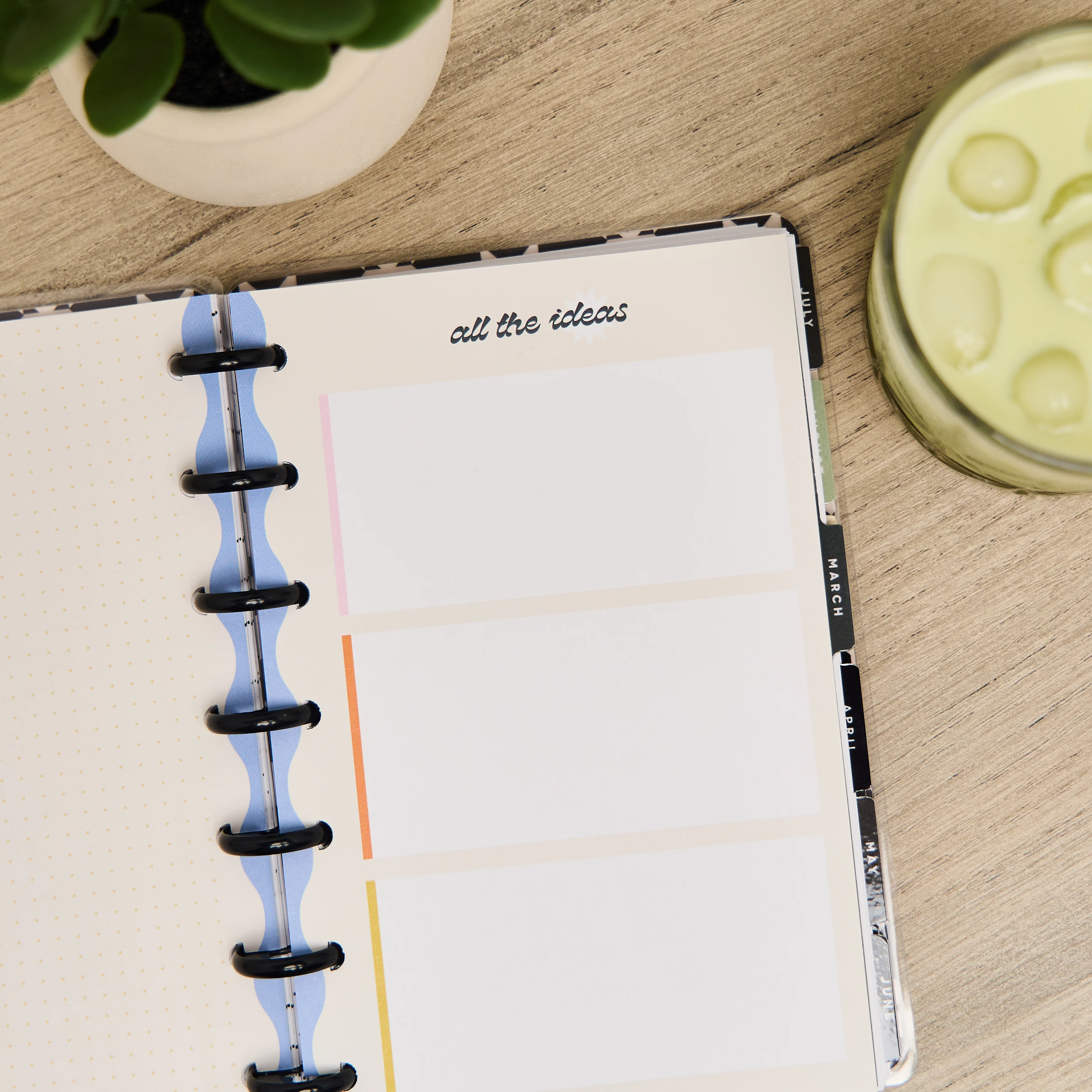 Bright Energy - Dot Grid Mini Filler Paper - 40 Sheets