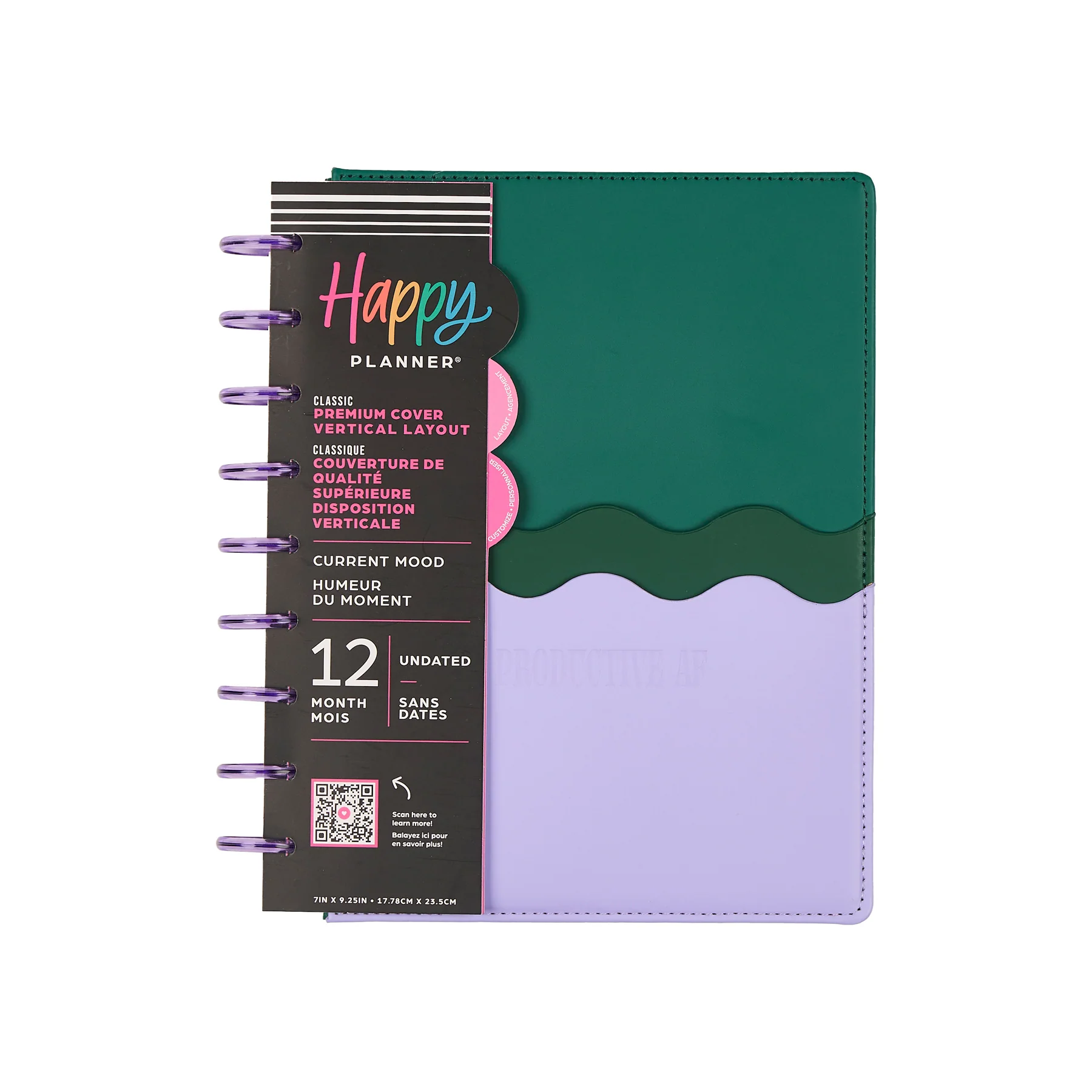 Undated SPECIALTY Current Mood Customizable Planner - Classic Vertical Layout - 12 Months 17 Undated SPECIALTY Current Mood Customizable Planner - Classic Vertical Layout - 12 Months