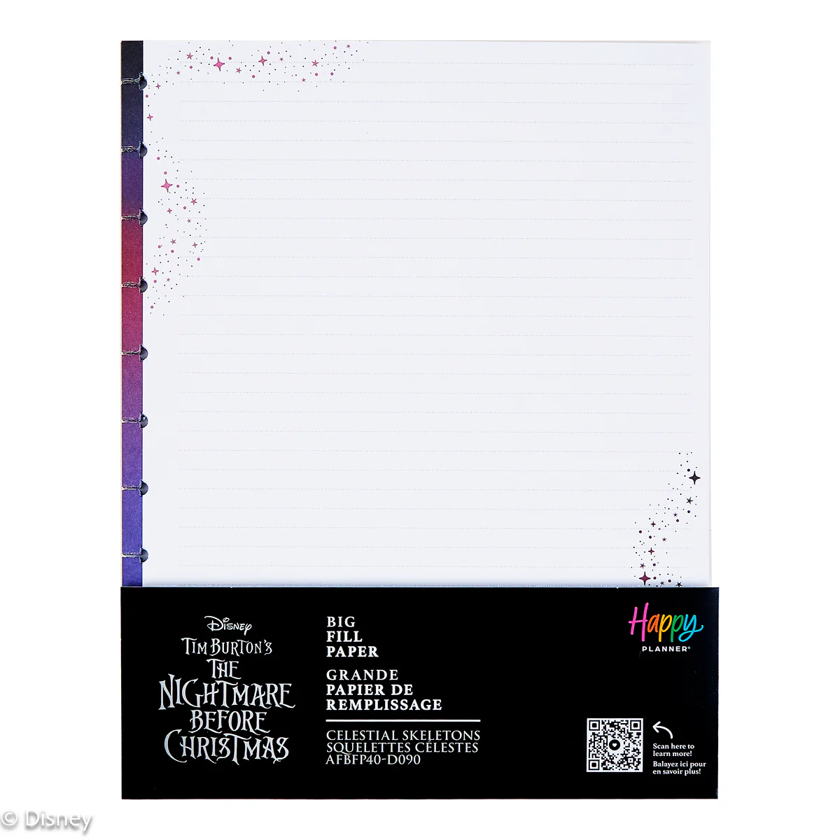 Disney Tim Burton's The Nightmare Before Christmas Celestial - Dotted Lined Big Filler Paper - 40 Sheets 6 Disney Tim Burton's The Nightmare Before Christmas Celestial - Dotted Lined Big Filler Paper - 40 Sheets