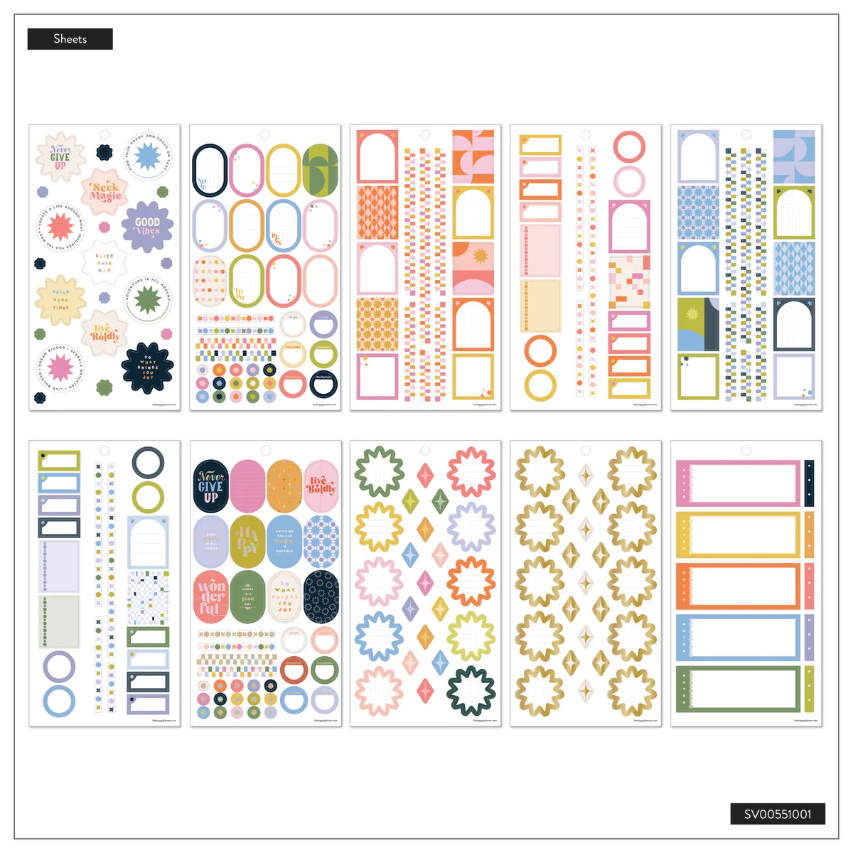 Pop Splash - Value Pack Stickers - Mini 7 Pop Splash - Value Pack Stickers - Mini