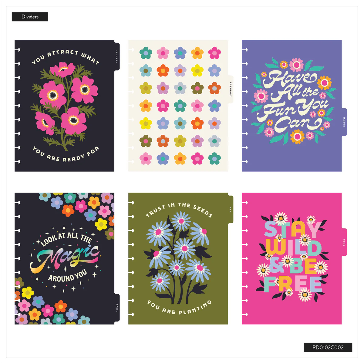 2026 SPECIALTY Florescent Florals Customizable Planner - Classic Vertical Layout - 12 Months 16 2026 SPECIALTY Florescent Florals Customizable Planner - Classic Vertical Layout - 12 Months