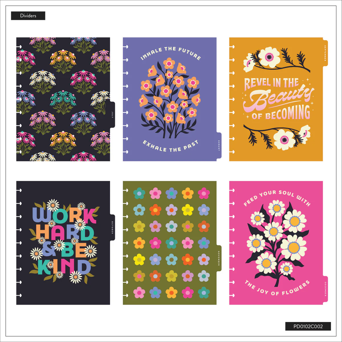 2026 SPECIALTY Florescent Florals Customizable Planner - Classic Vertical Layout - 12 Months 17 2026 SPECIALTY Florescent Florals Customizable Planner - Classic Vertical Layout - 12 Months