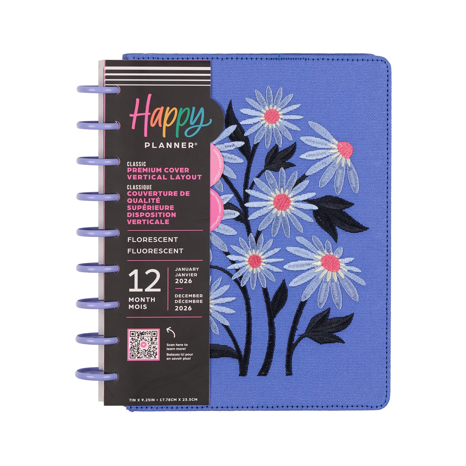 2026 SPECIALTY Florescent Florals Customizable Planner - Classic Vertical Layout - 12 Months 19 2026 SPECIALTY Florescent Florals Customizable Planner - Classic Vertical Layout - 12 Months
