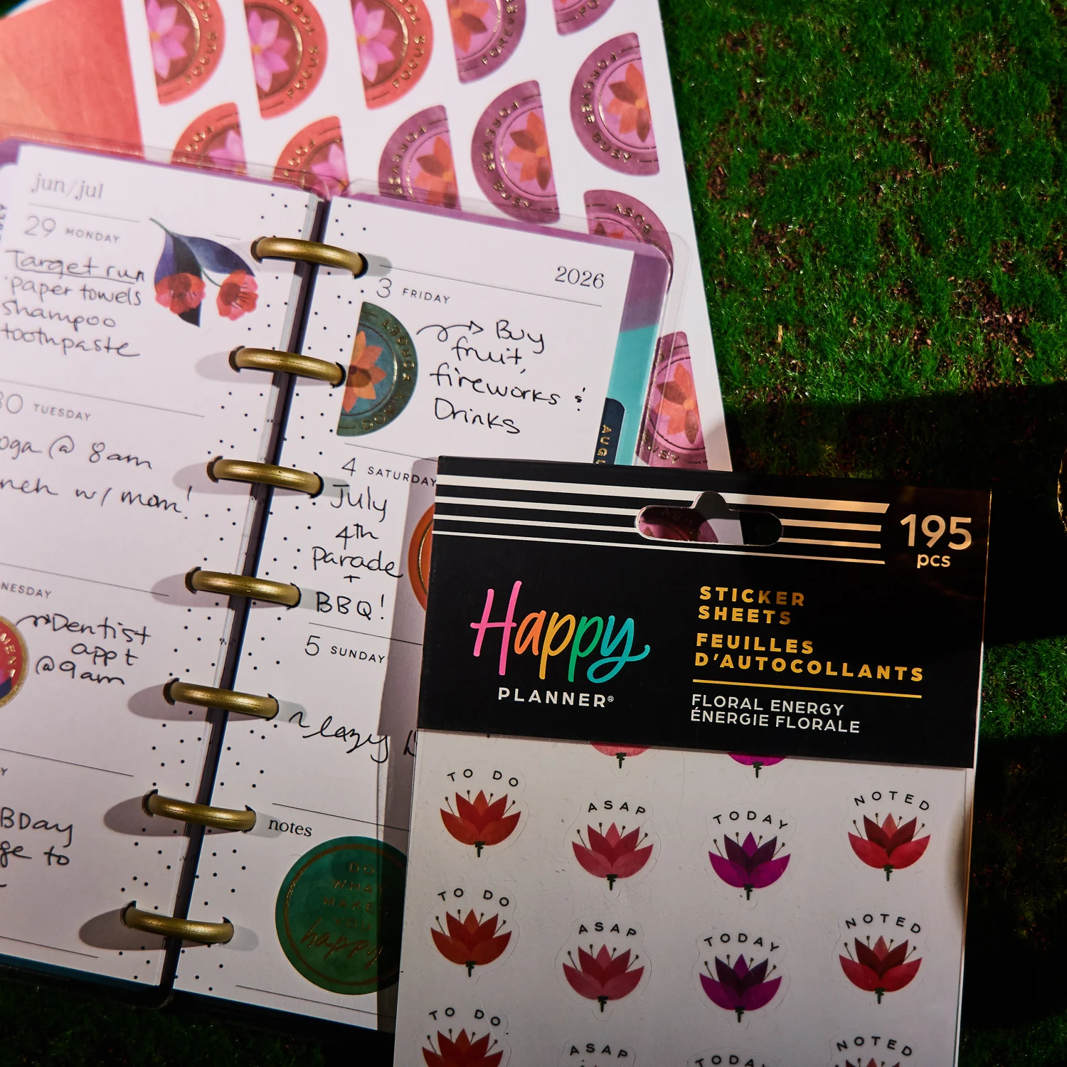 Floral Energy - 10 Sticker Sheets 2 Floral Energy - 10 Sticker Sheets