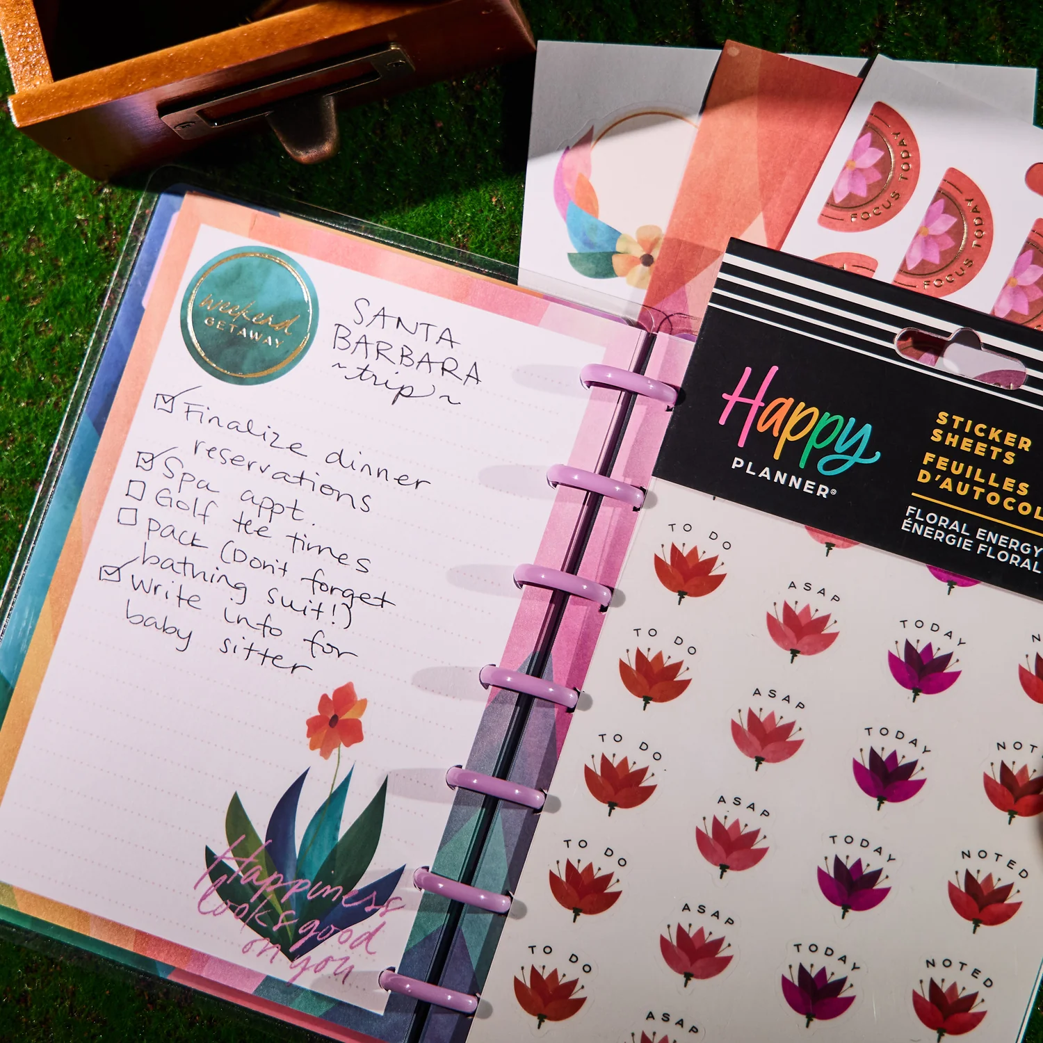 Floral Energy - 10 Sticker Sheets 5 Floral Energy - 10 Sticker Sheets