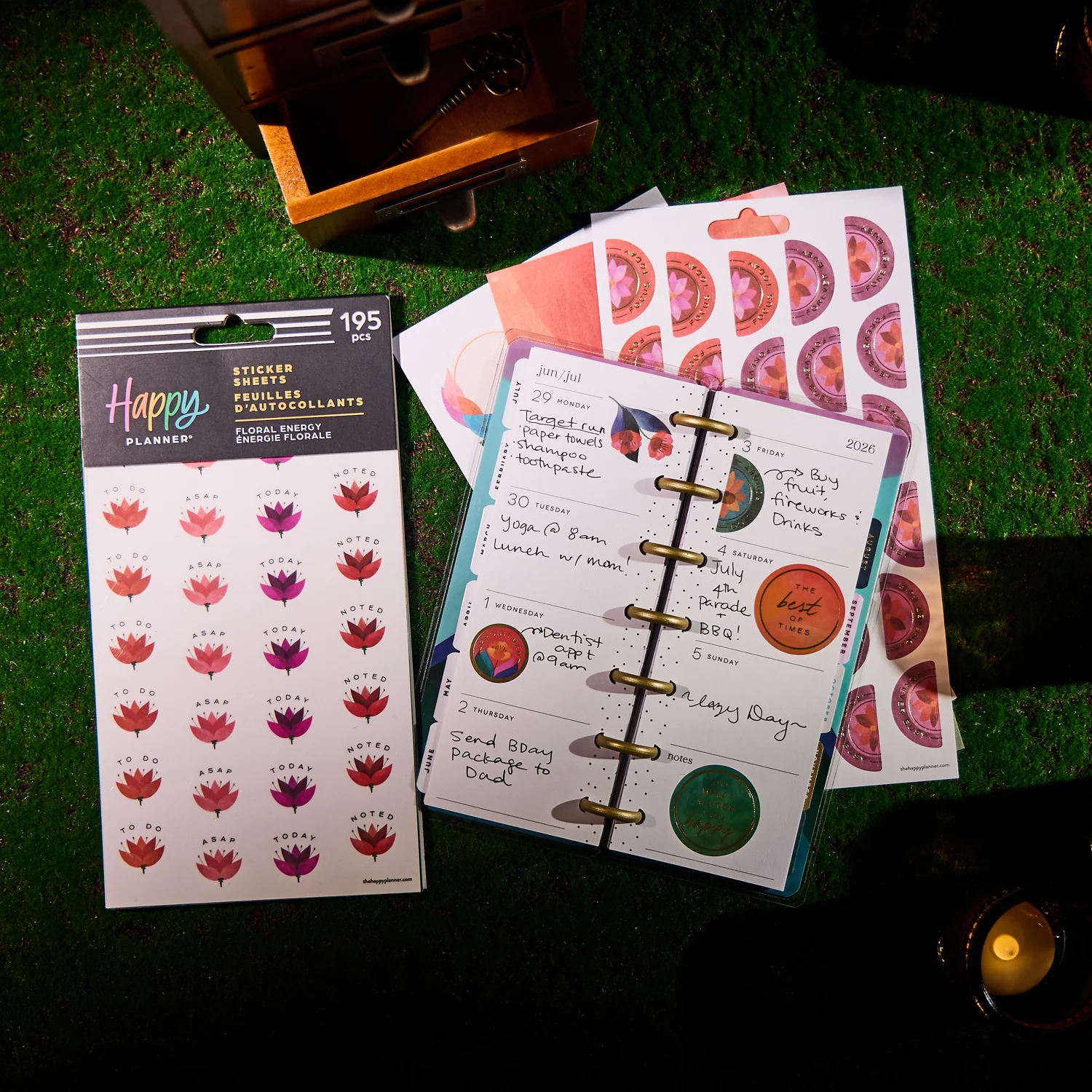 Floral Energy - 10 Sticker Sheets 6 Floral Energy - 10 Sticker Sheets