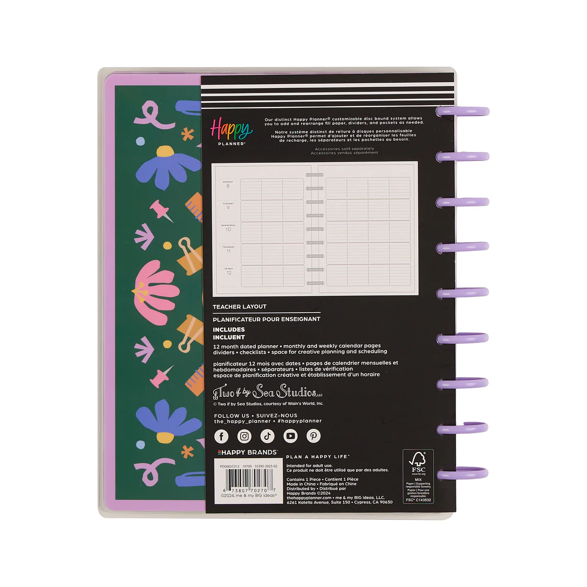 2025–2026 Heart Work Customizable Teacher Planner - Classic Teacher Layout - 12 Months 18 2025–2026 Heart Work Customizable Teacher Planner - Classic Teacher Layout - 12 Months