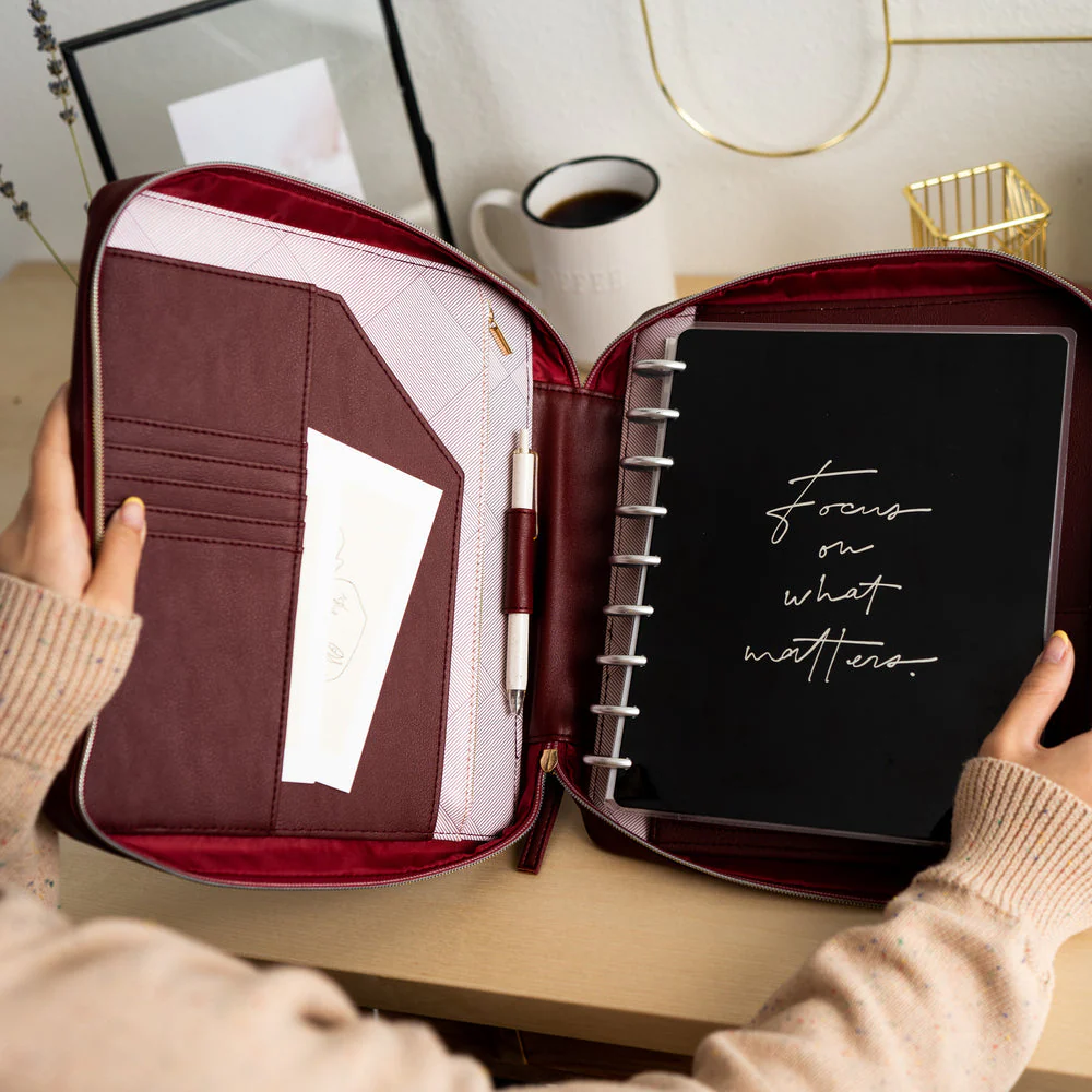 Achieve Greatness Classic Planner Zip Folio 4 Achieve Greatness Classic Planner Zip Folio