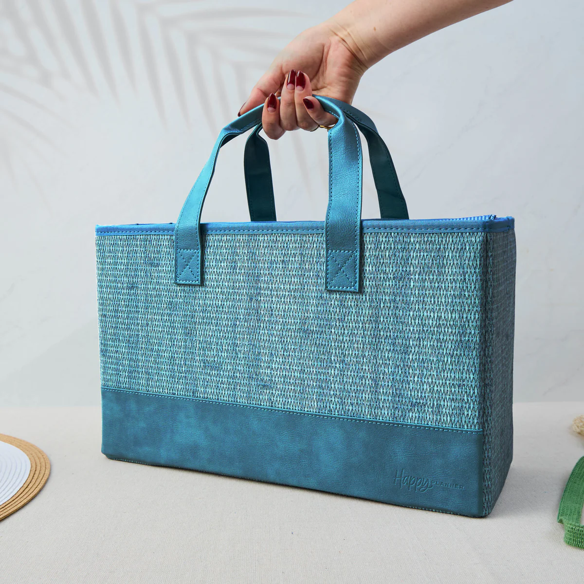 Slate Blue - Accessory + Planner Storage Tote 4 Slate Blue - Accessory + Planner Storage Tote
