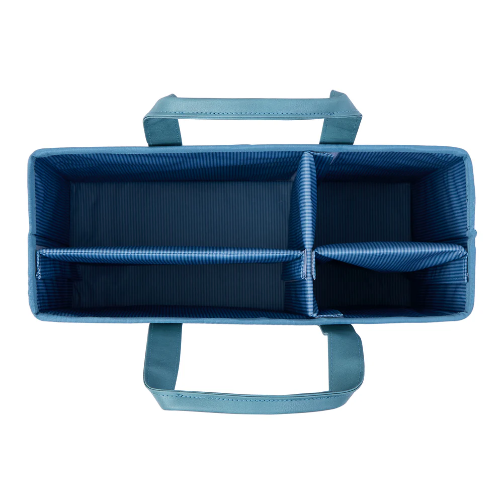 Slate Blue - Accessory + Planner Storage Tote 5 Slate Blue - Accessory + Planner Storage Tote
