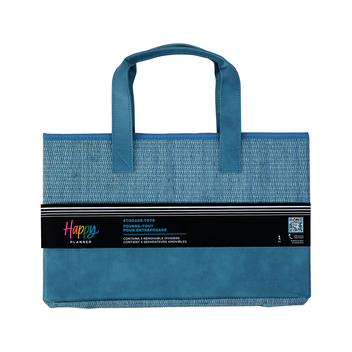 Slate Blue - Accessory + Planner Storage Tote 7 Slate Blue - Accessory + Planner Storage Tote