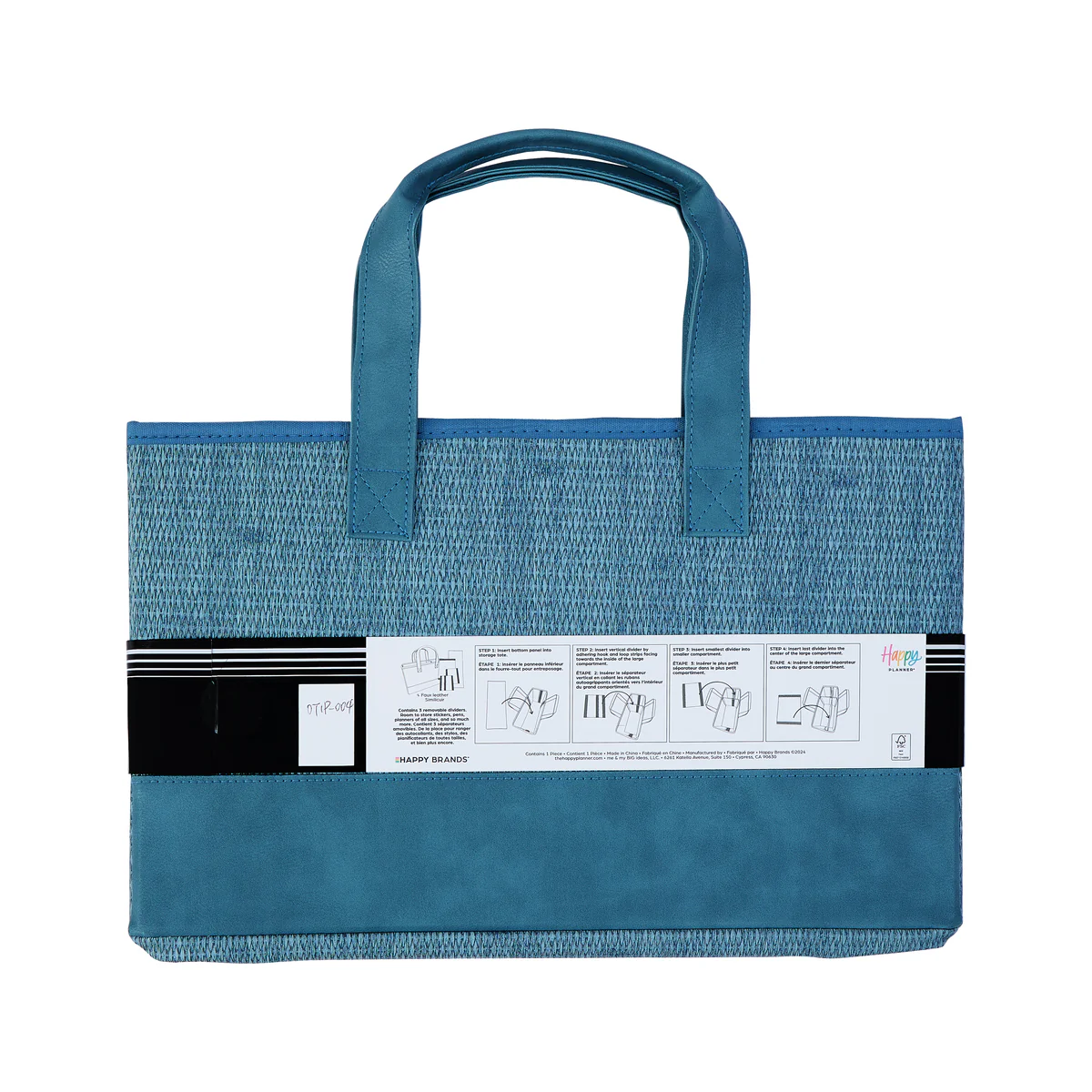 Slate Blue - Accessory + Planner Storage Tote 8 Slate Blue - Accessory + Planner Storage Tote