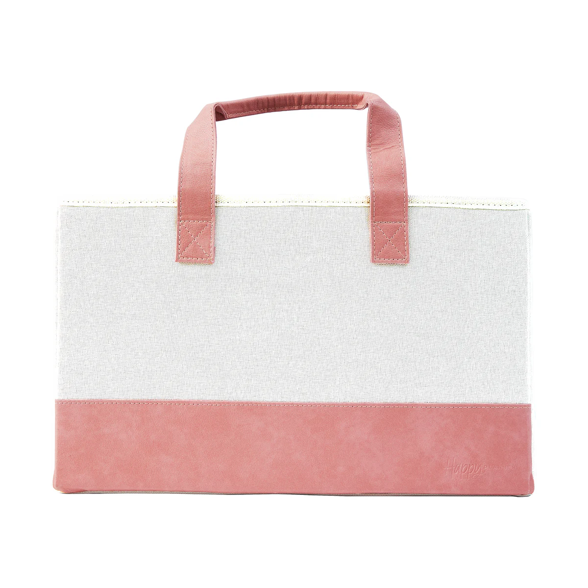 Blush + Cream - Accessory + Planner Storage Tote 5 Blush + Cream - Accessory + Planner Storage Tote