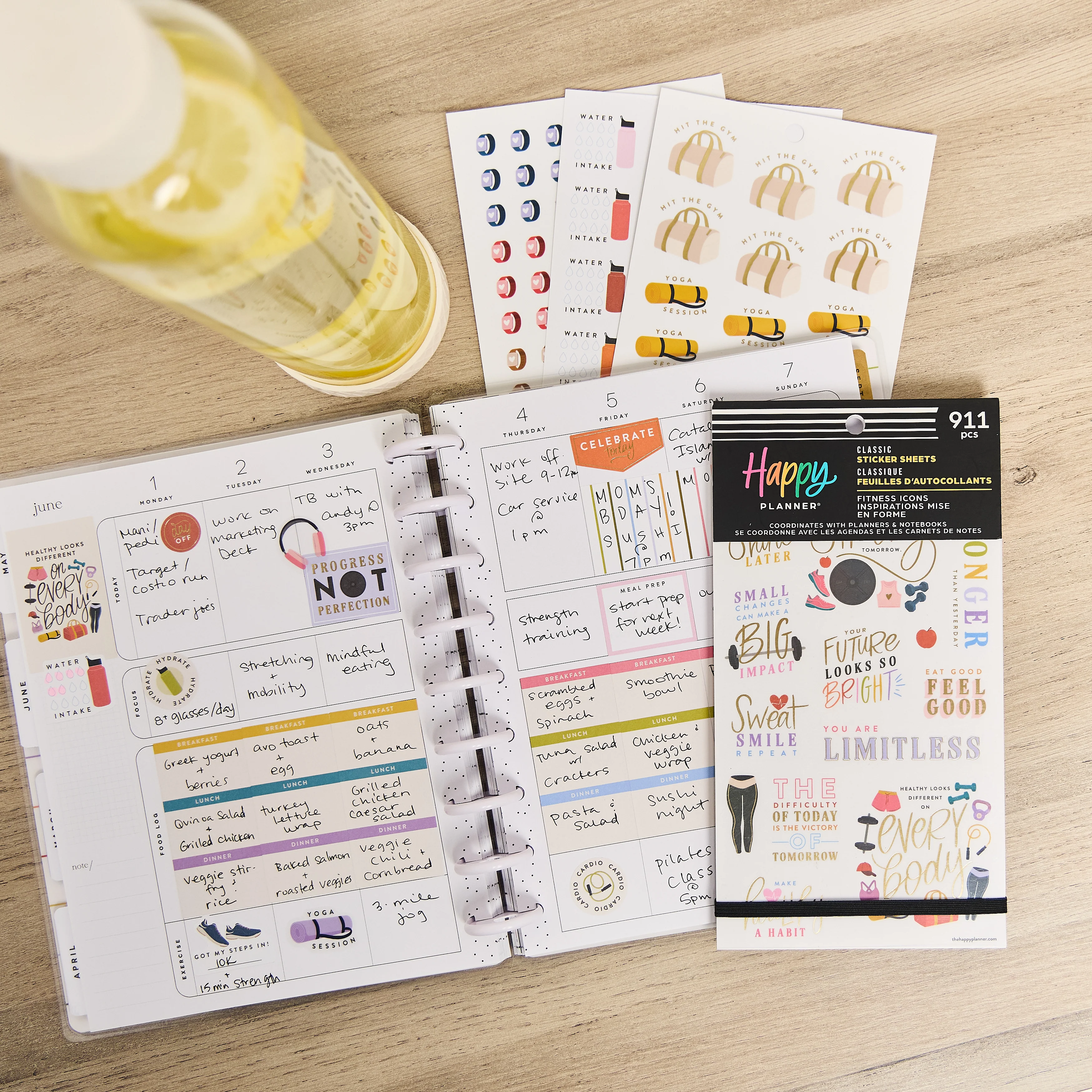 Fitness Icons - Value Pack Stickers 5 Fitness Icons - Value Pack Stickers