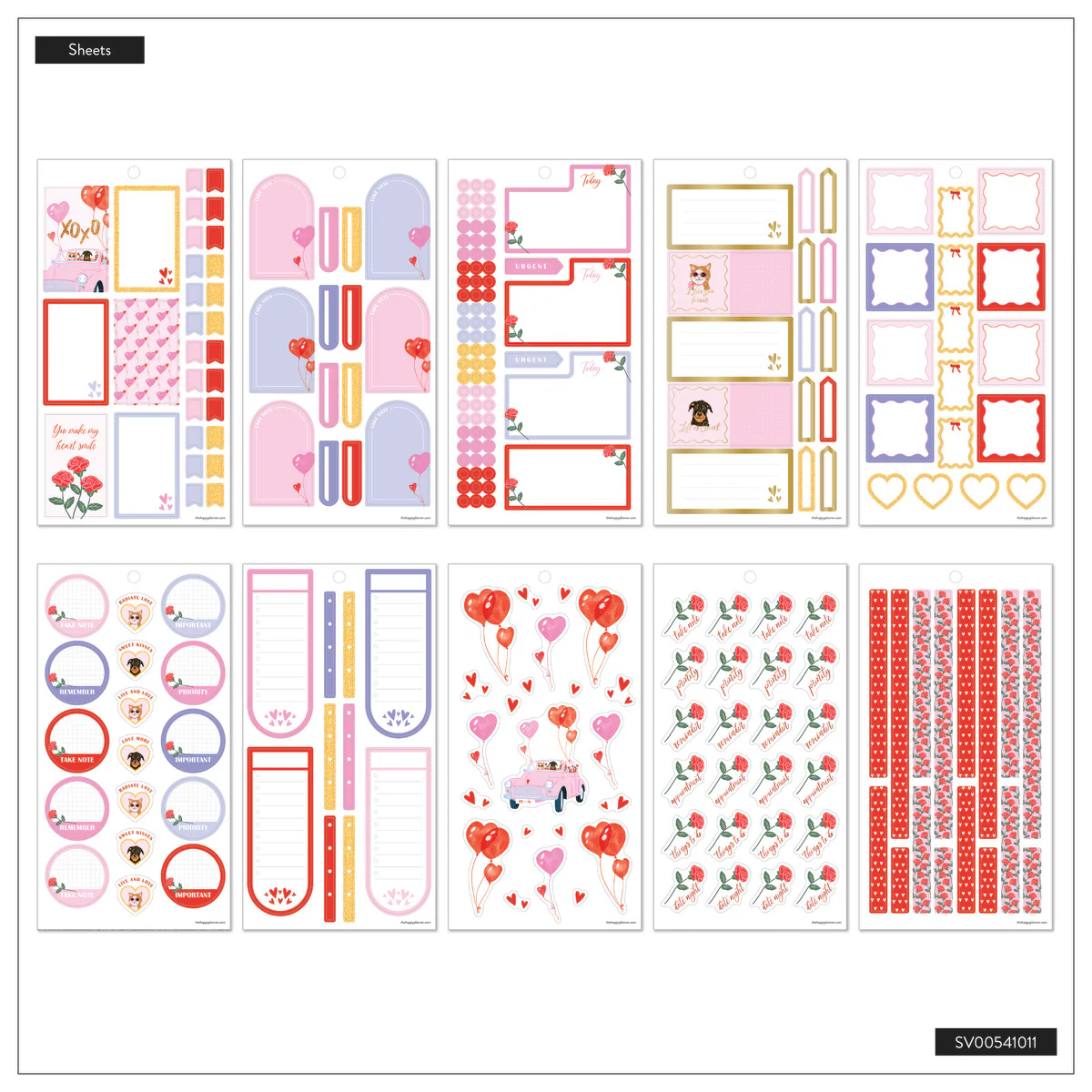Winter Charm - Value Pack Stickers 11 Winter Charm - Value Pack Stickers