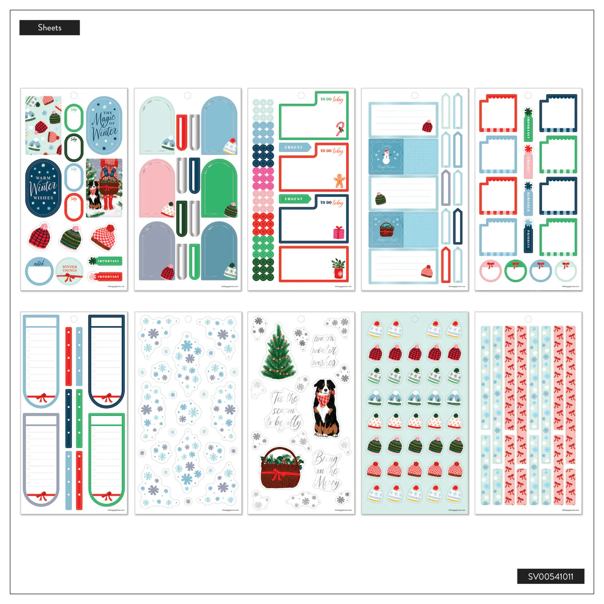 Winter Charm - Value Pack Stickers 9 Winter Charm - Value Pack Stickers