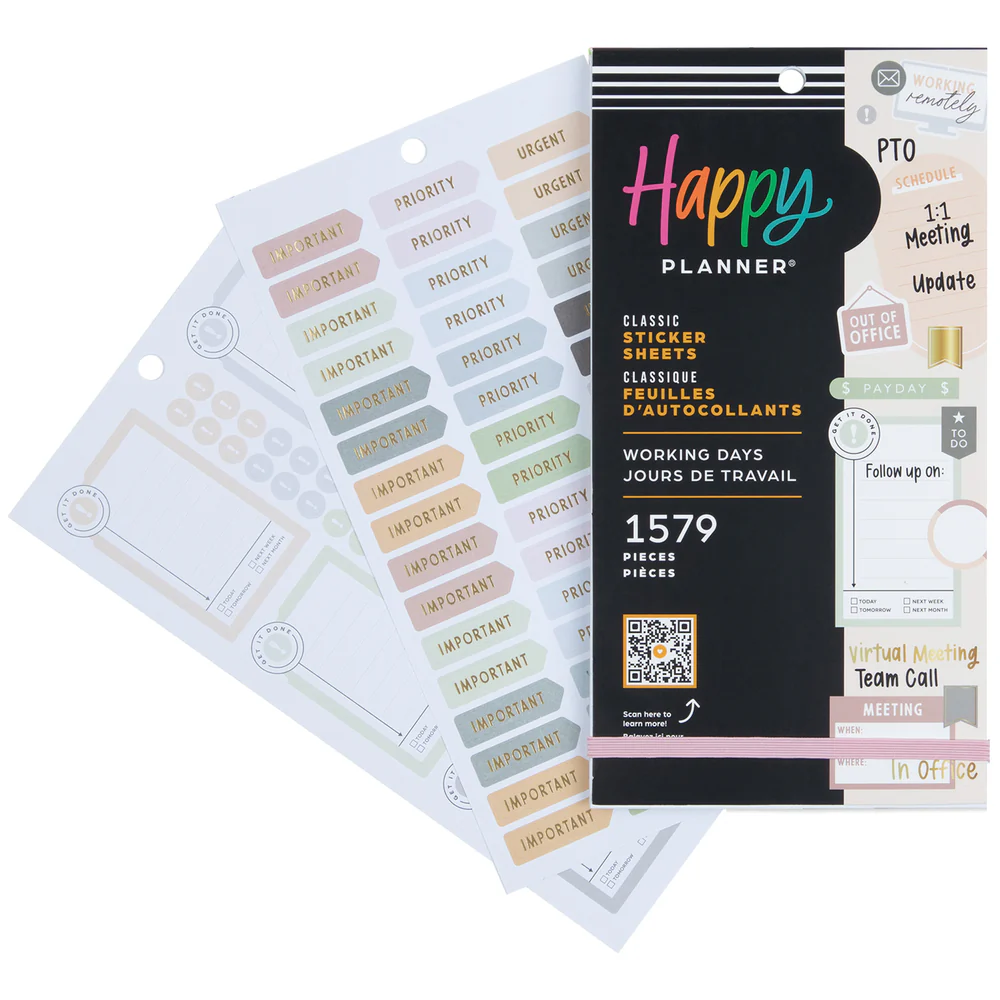 Working Days - Value Pack Stickers 7 Working Days - Value Pack Stickers