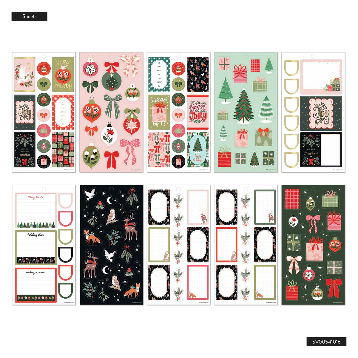 Christmas - Value Pack Stickers 10 Christmas - Value Pack Stickers