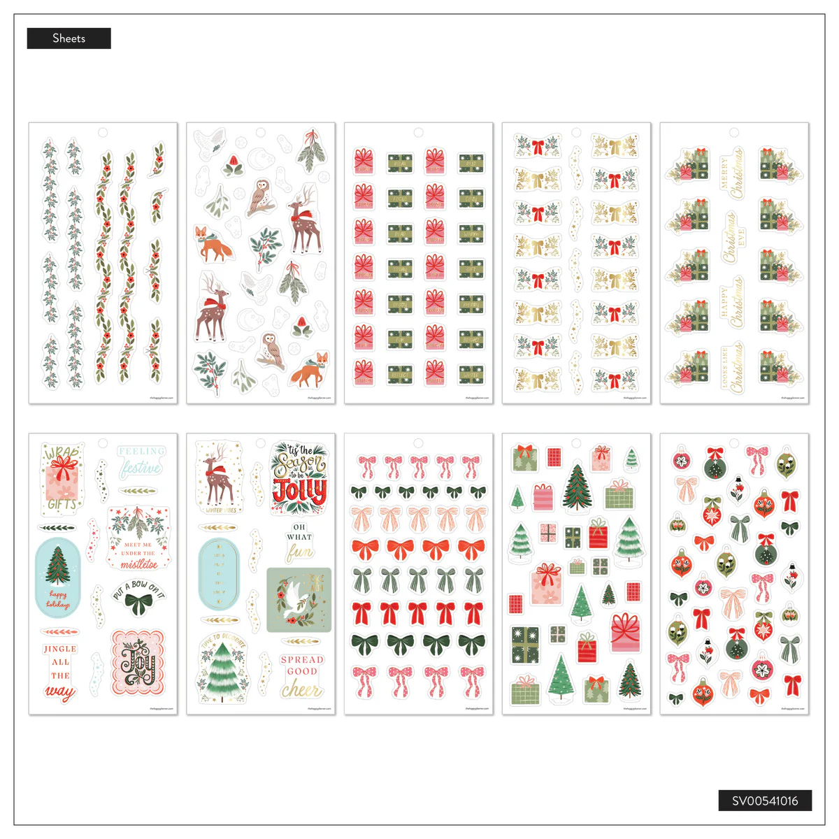 Christmas - Value Pack Stickers 12 Christmas - Value Pack Stickers