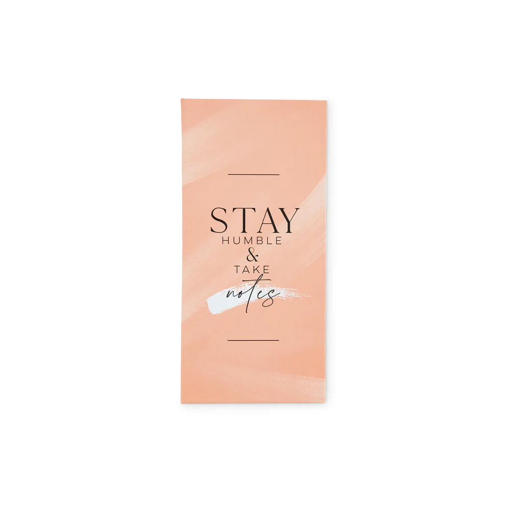Work + Life Minimalist Sticky Notes & Flag Labels - Blush