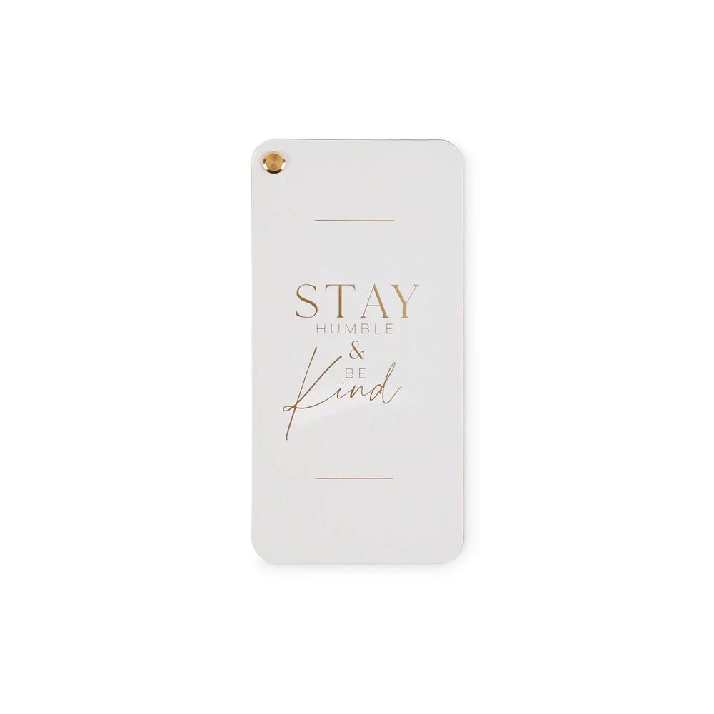 Work + Life Minimalist Gold Foil Fan Sticker Book - 12 Sheets