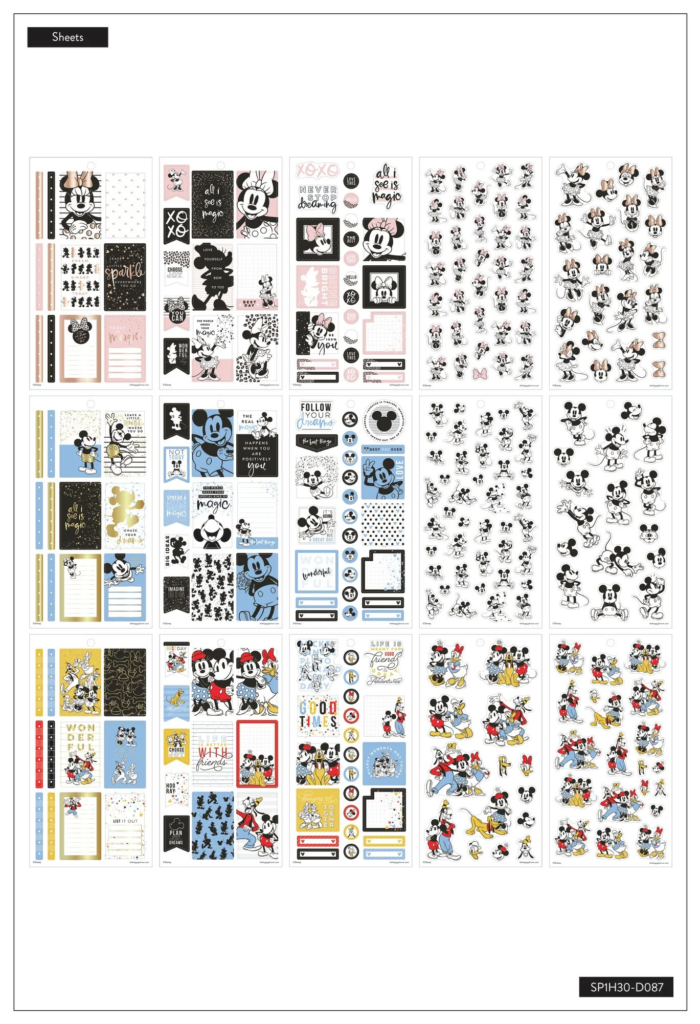 Disney © Value Pack Stickers - Mickey & Friends Magic Plans 3 Disney © Value Pack Stickers - Mickey & Friends Magic Plans