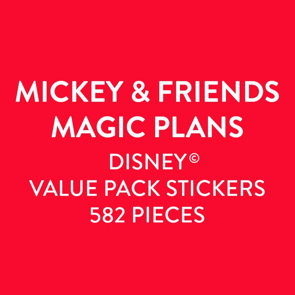 Disney © Value Pack Stickers - Mickey & Friends Magic Plans 4 Disney © Value Pack Stickers - Mickey & Friends Magic Plans