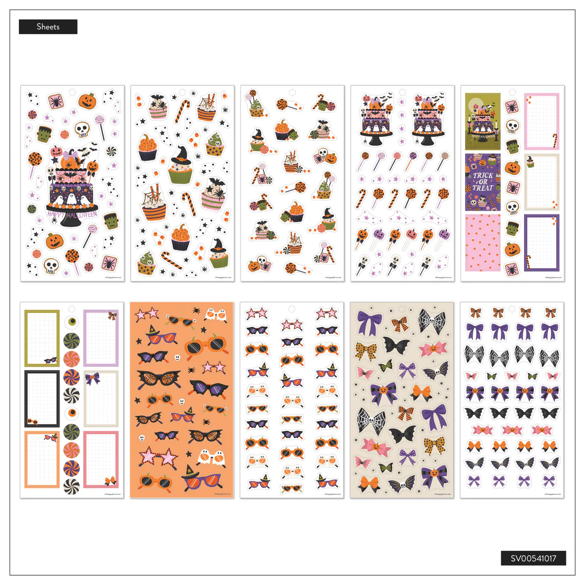 Halloween Vibes - Value Pack Stickers 9 Halloween Vibes - Value Pack Stickers