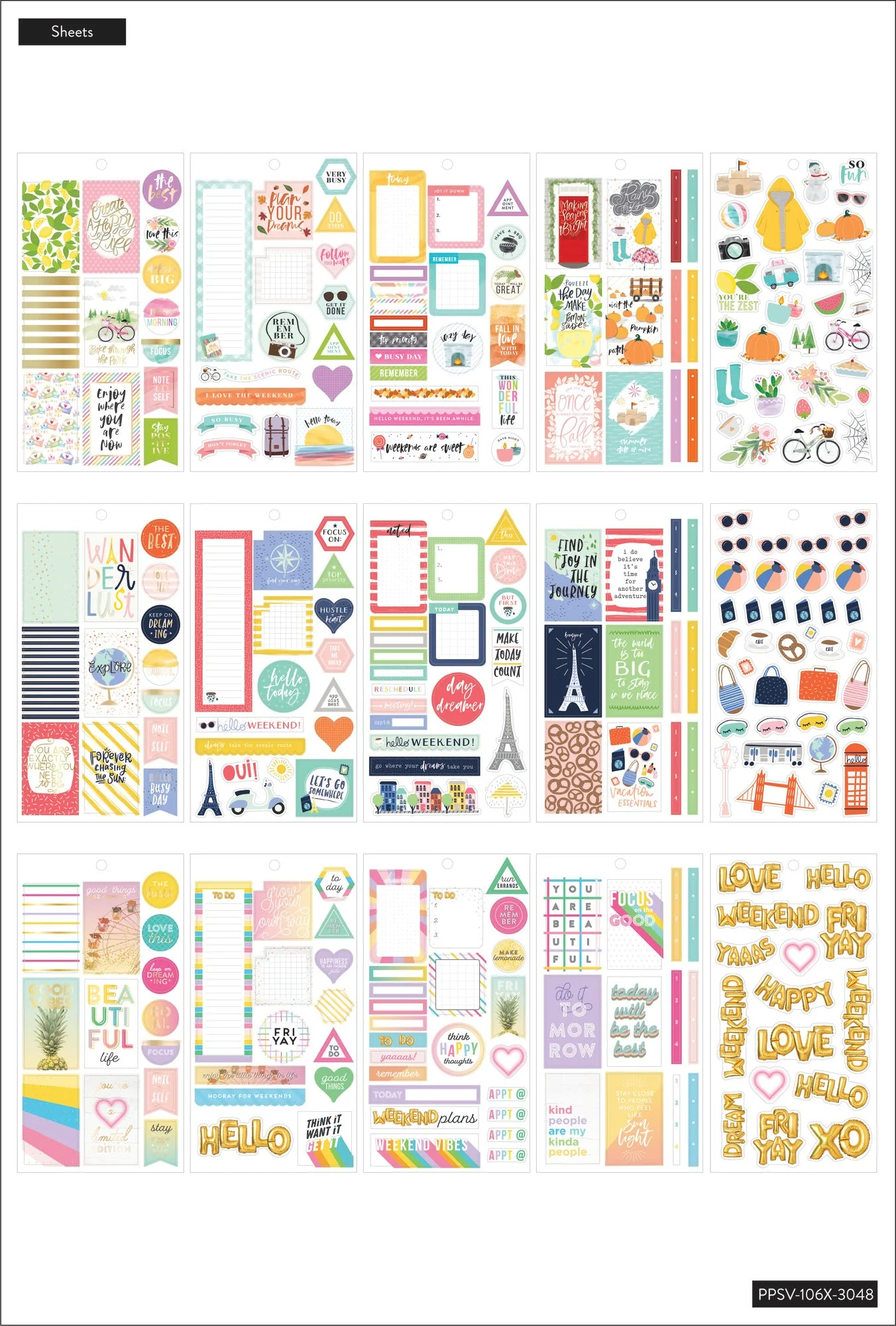Value Pack Stickers - Color Story