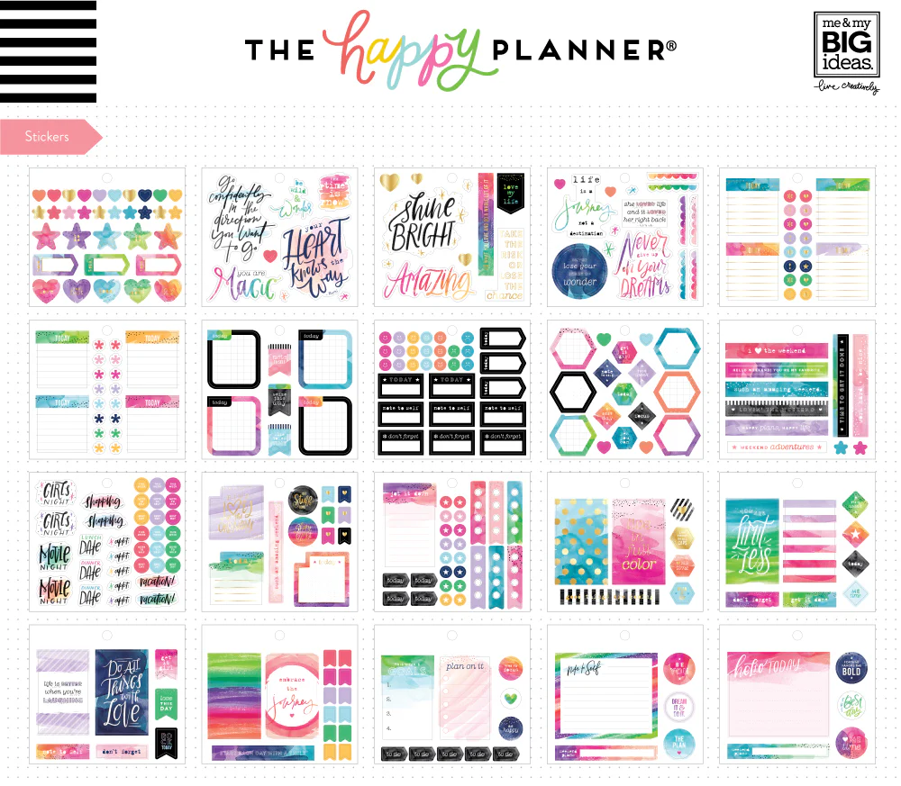 Multi Accessory Pack - Watercolor