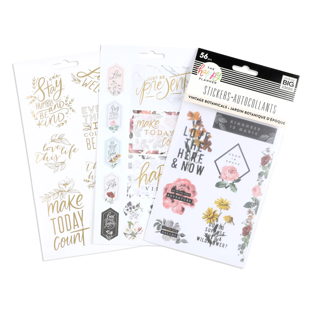 Sticker Sheets - Vintage Botanical 2 Sticker Sheets - Vintage Botanical