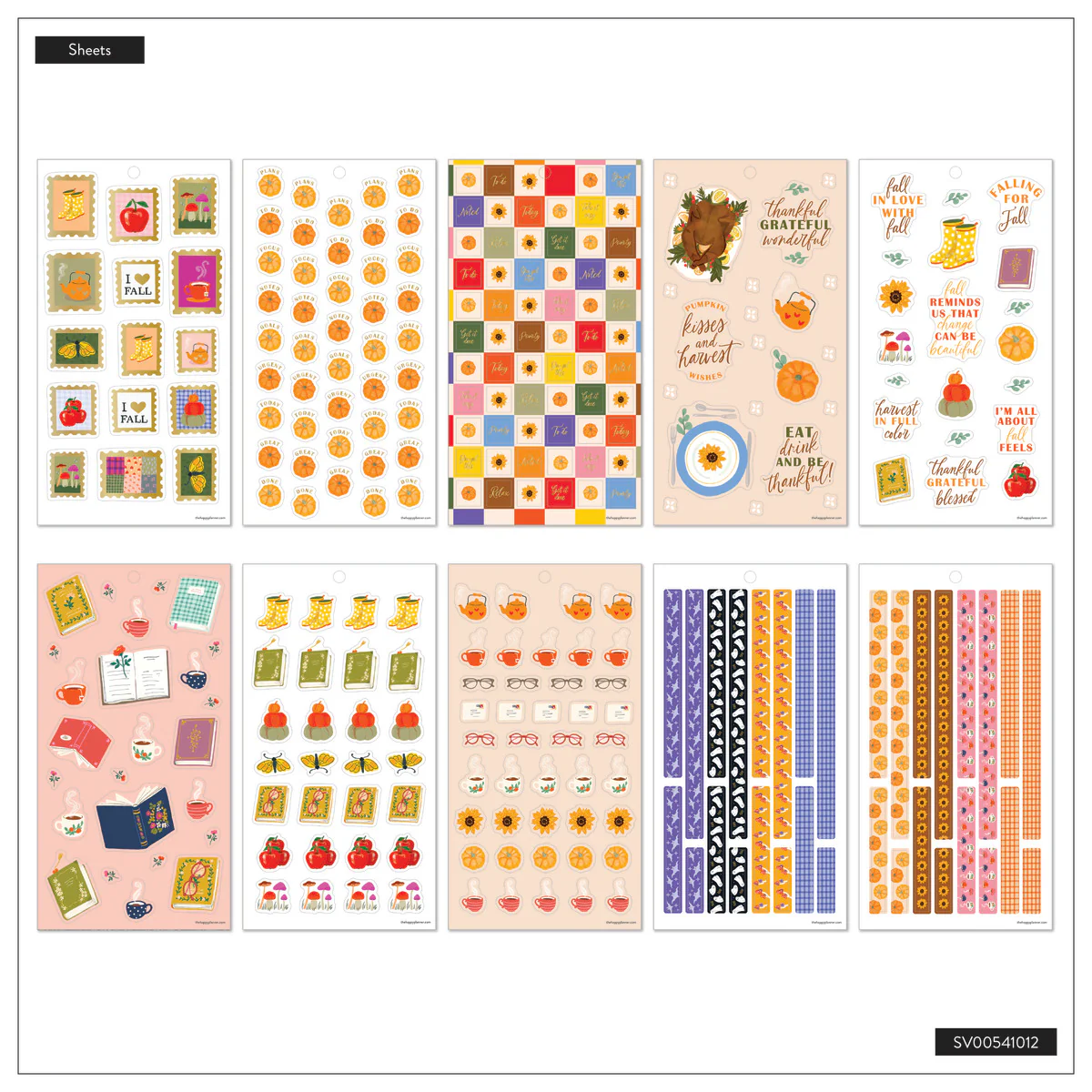 Autumn Charm - Value Pack Stickers 11 Autumn Charm - Value Pack Stickers