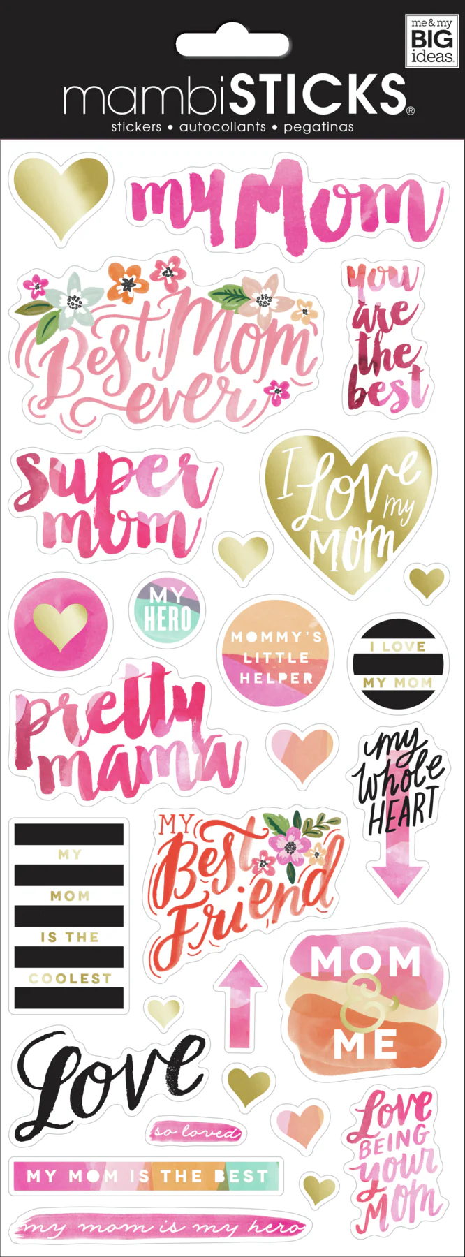 Super Mom - Sticker Sheet 2 Super Mom - Sticker Sheet