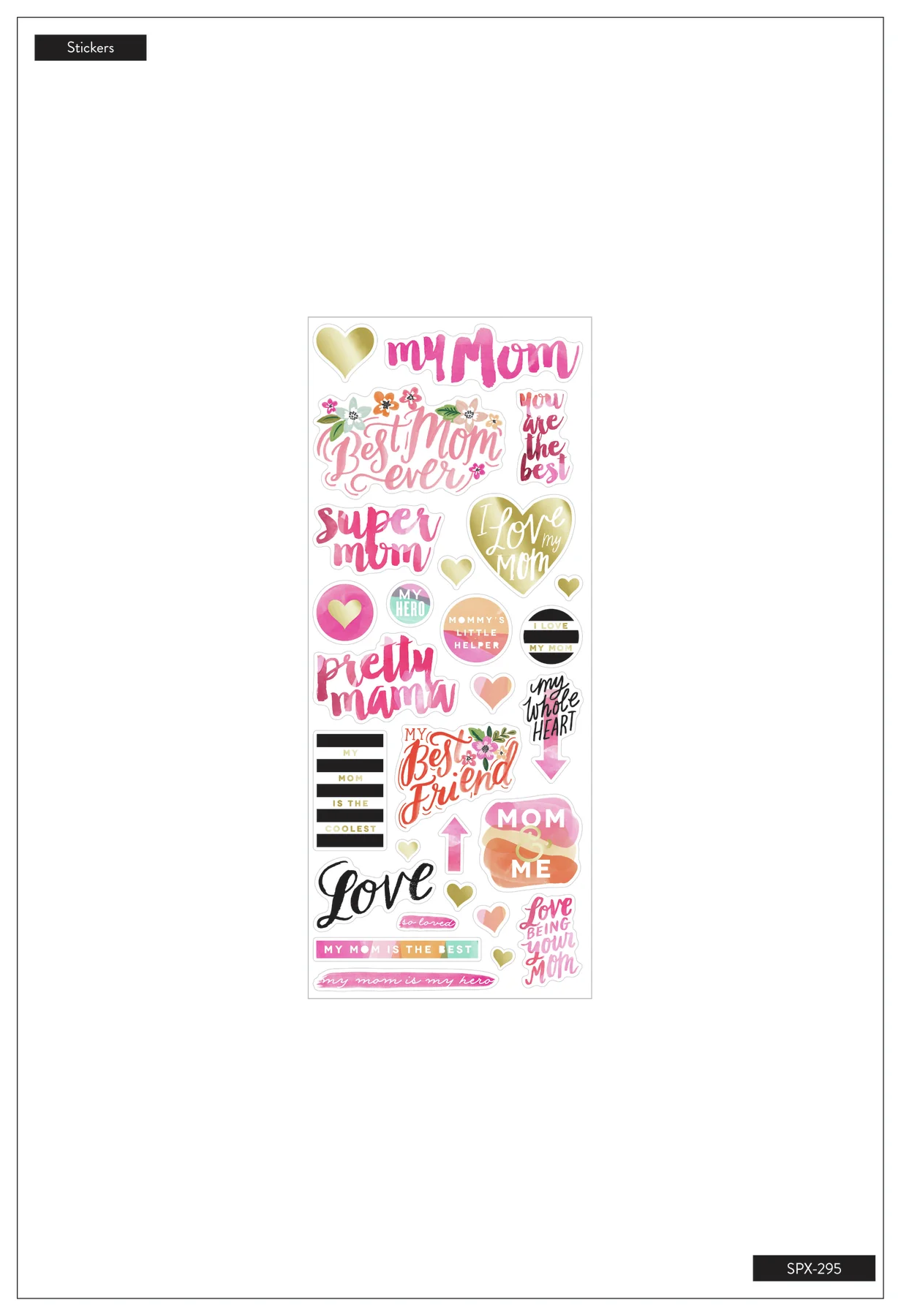 Super Mom - Sticker Sheet