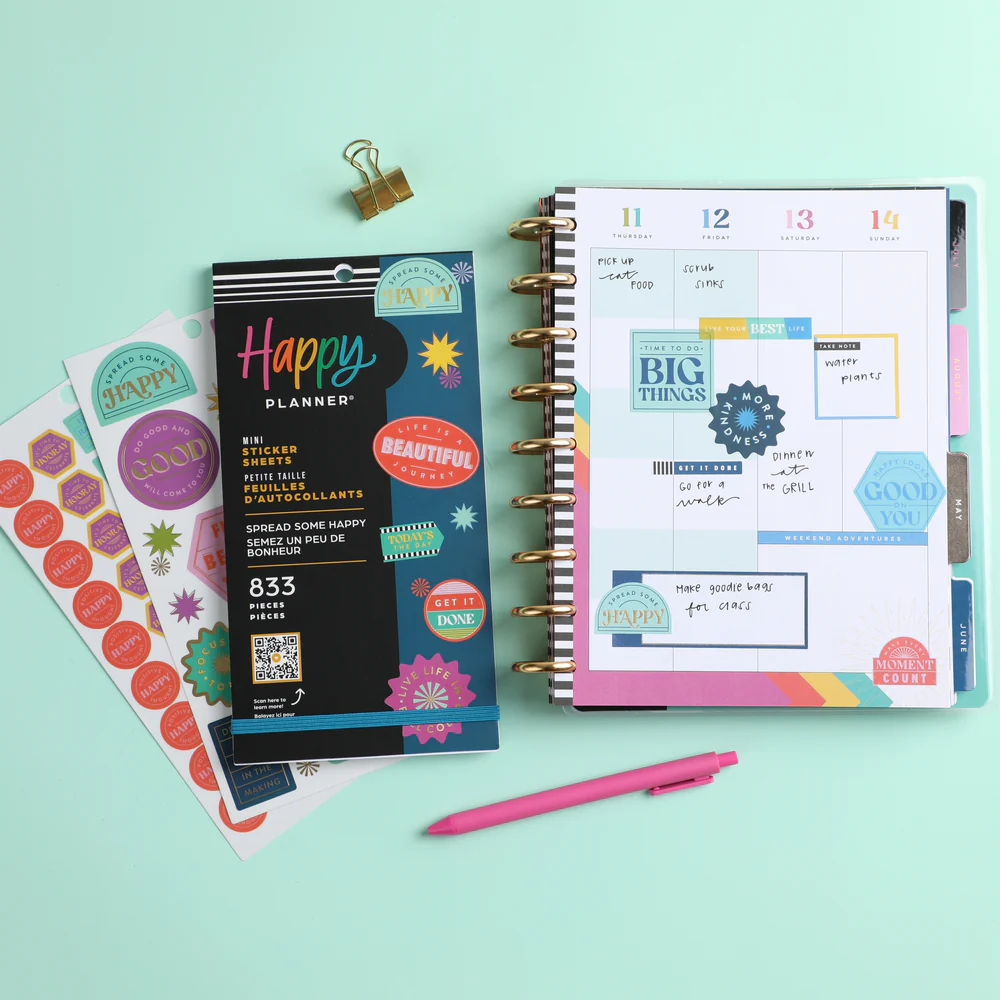 Spread Some Happy - Value Pack Stickers - Mini 3 Spread Some Happy - Value Pack Stickers - Mini