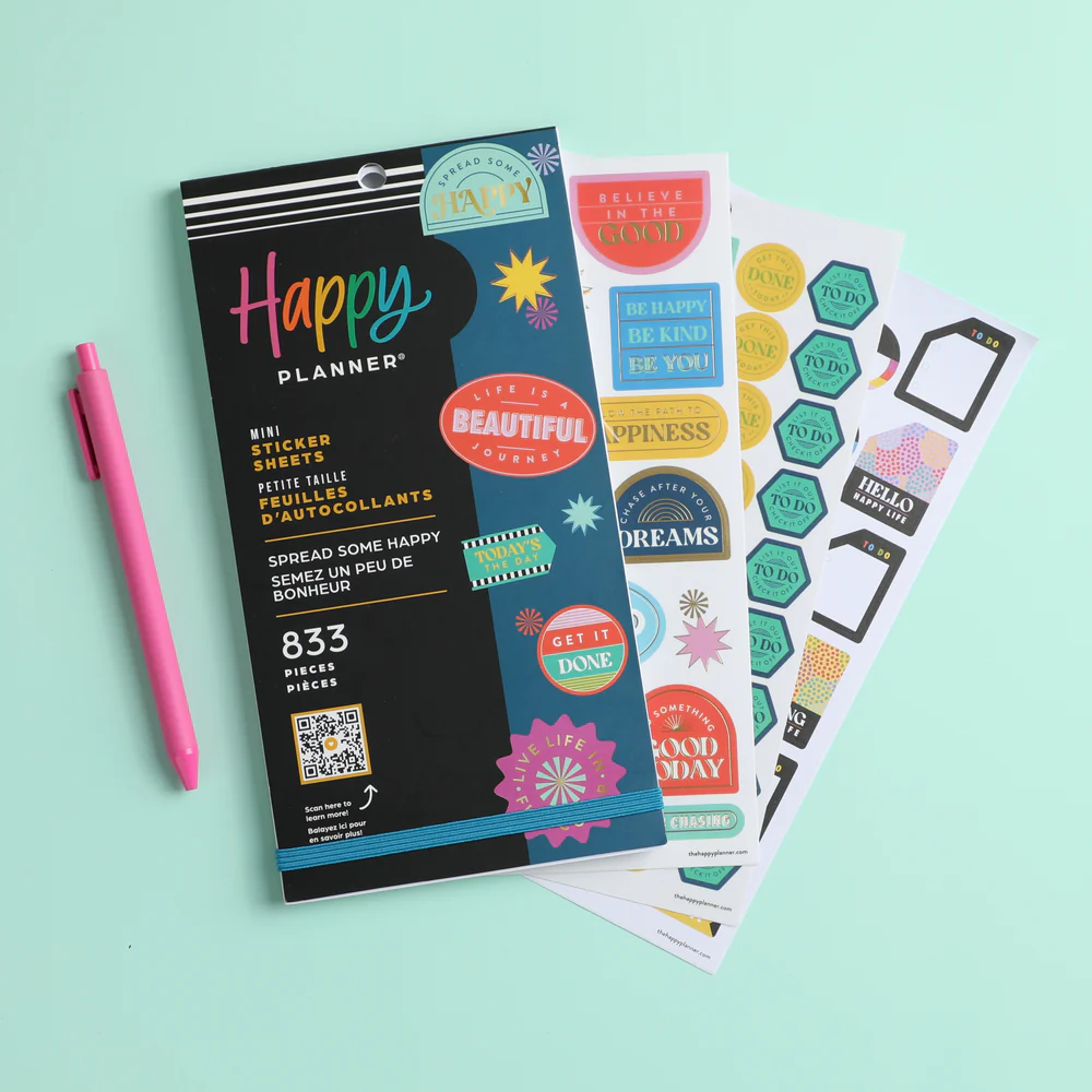 Spread Some Happy - Value Pack Stickers - Mini 4 Spread Some Happy - Value Pack Stickers - Mini