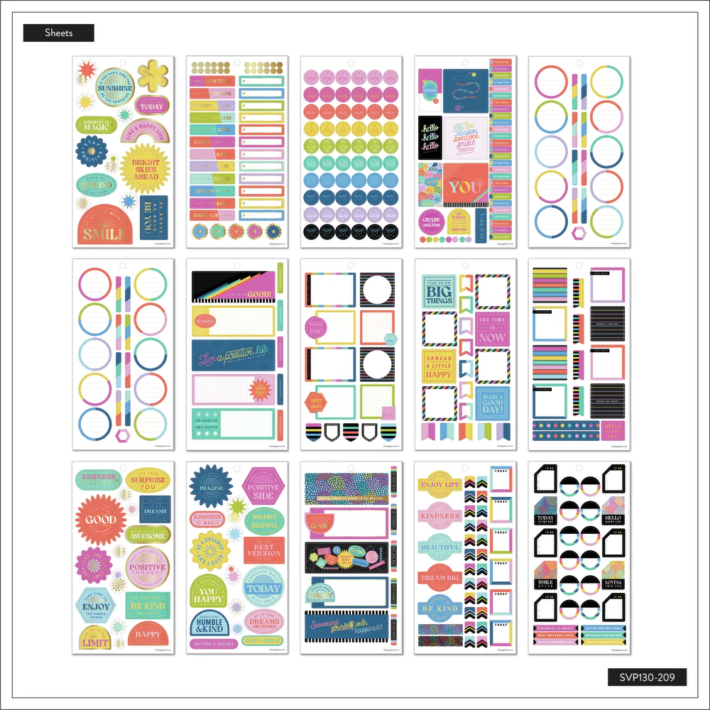 Spread Some Happy - Value Pack Stickers - Mini 5 Spread Some Happy - Value Pack Stickers - Mini