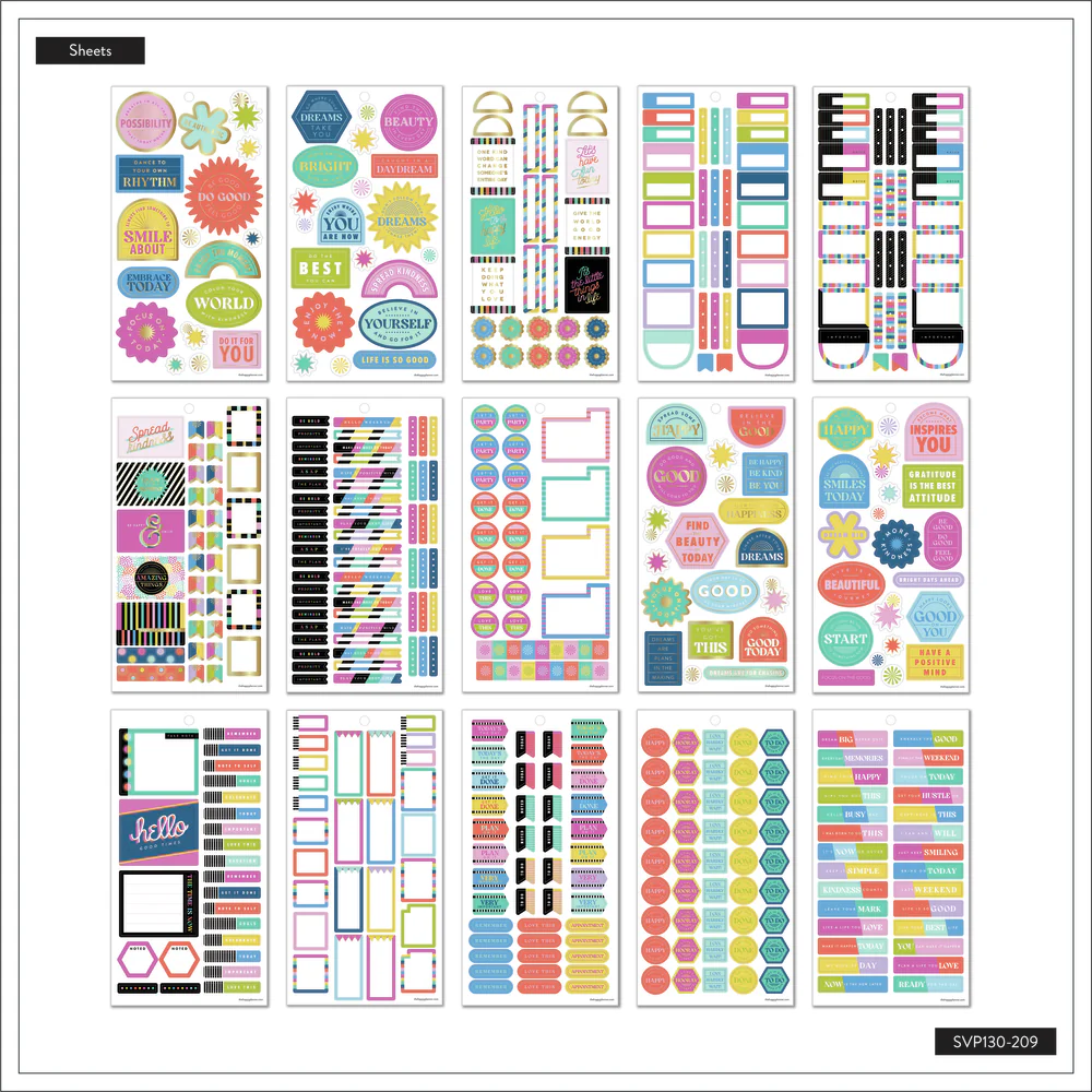 Spread Some Happy - Value Pack Stickers - Mini 6 Spread Some Happy - Value Pack Stickers - Mini