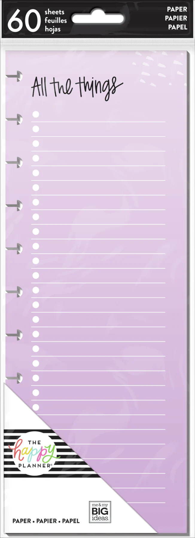 All the Things - Assorted Half Sheet Big Filler Paper - 60 Sheets